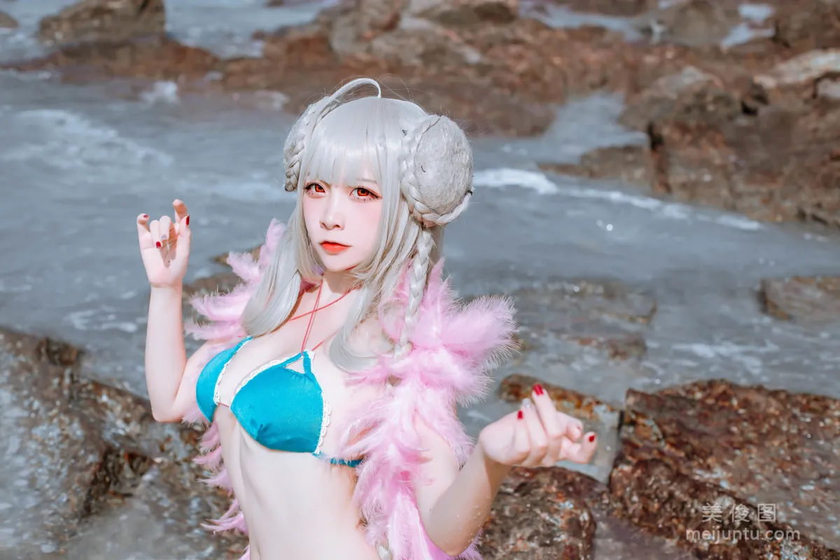 [Cosplay] 二佐Nisa - 碧蓝可畏泳装 写真集22
