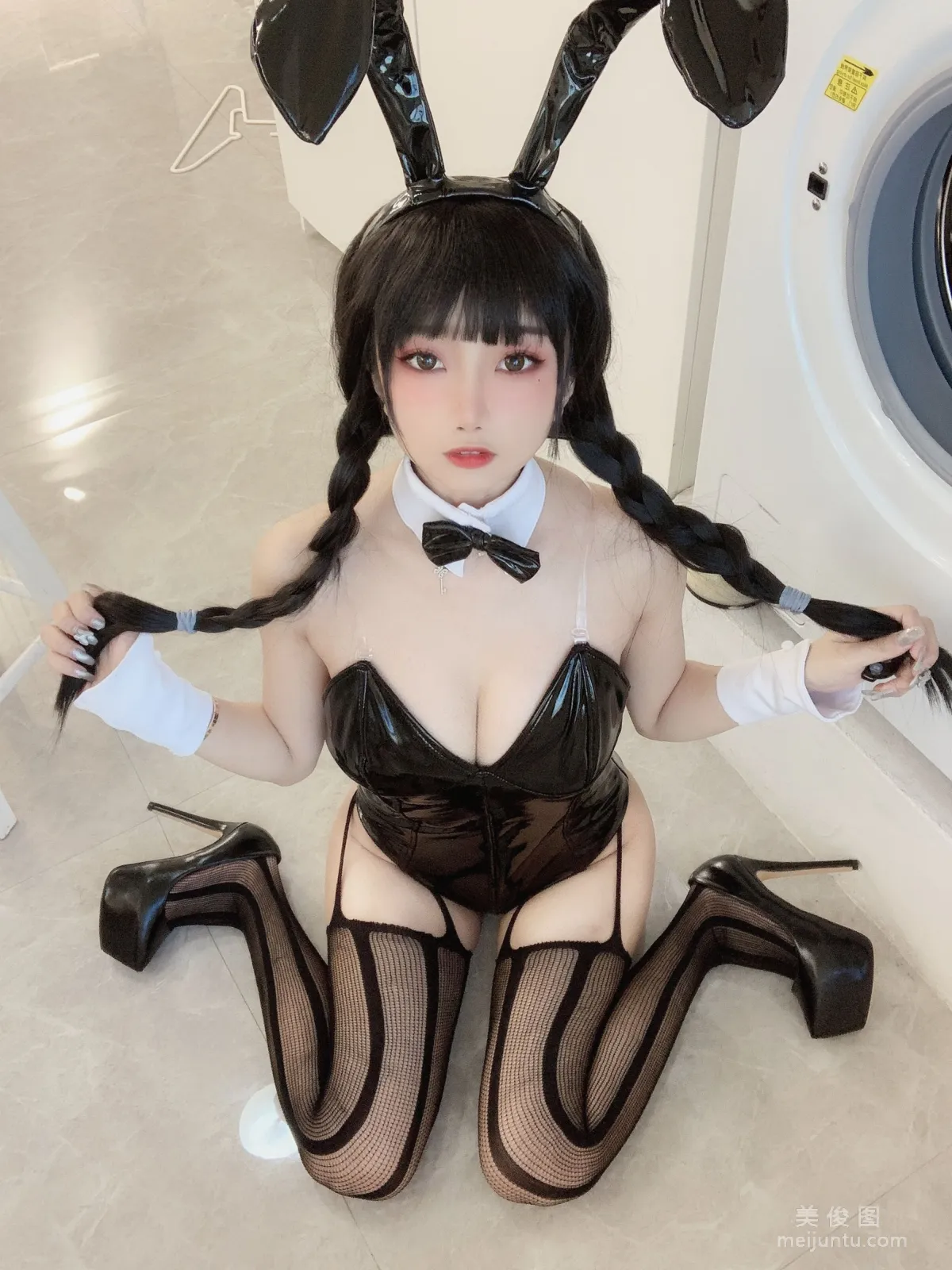 [Cosplay] 鬼畜瑤 - 黑色兔女郎 寫真集 13