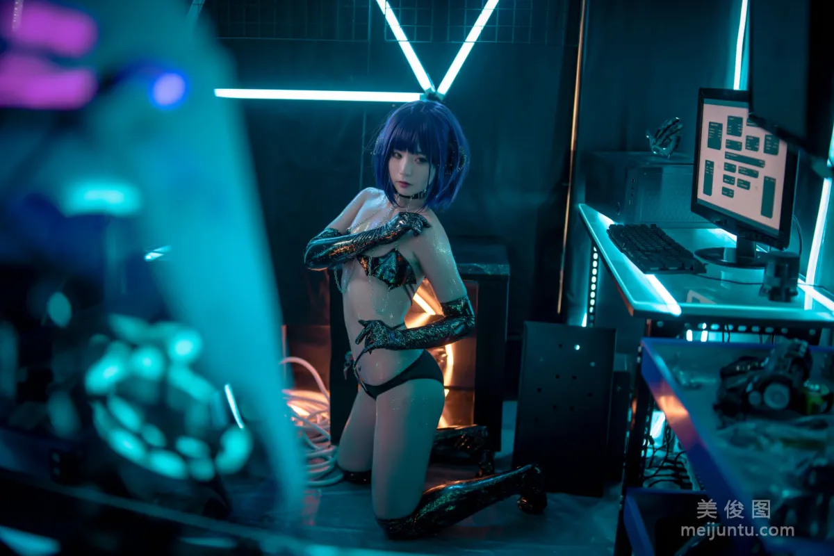 [Cosplay写真] 是青水 - 科技魅魔22