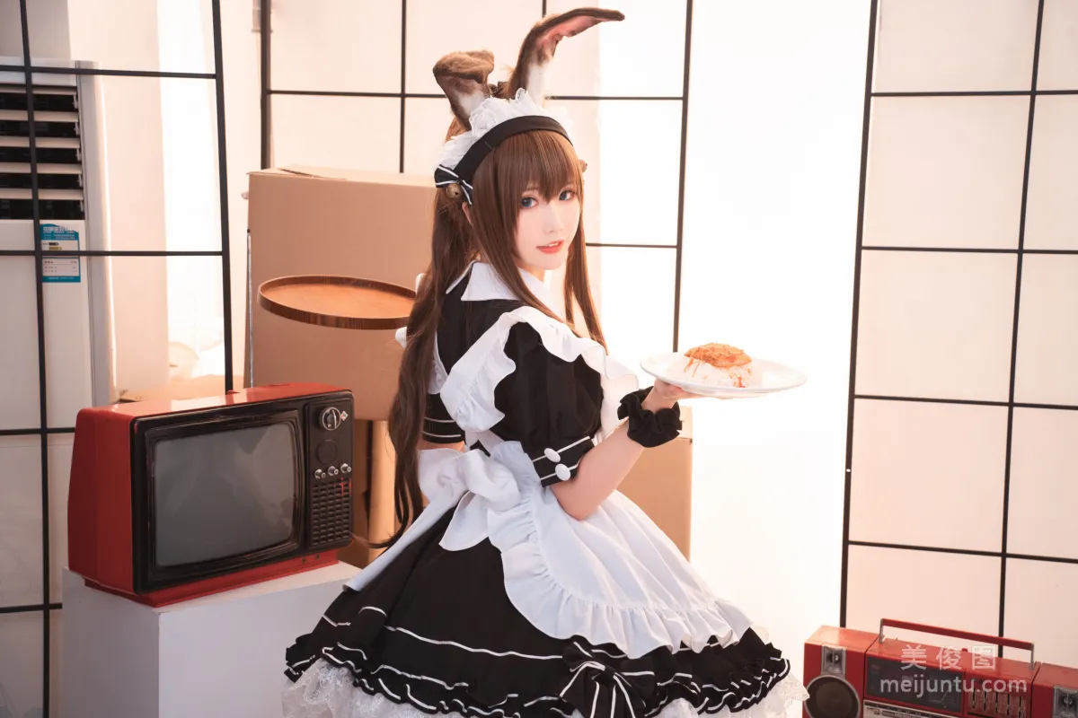 [Cosplay] 可愛人氣Coser面餅仙兒 - 阿米驢女仆 14
