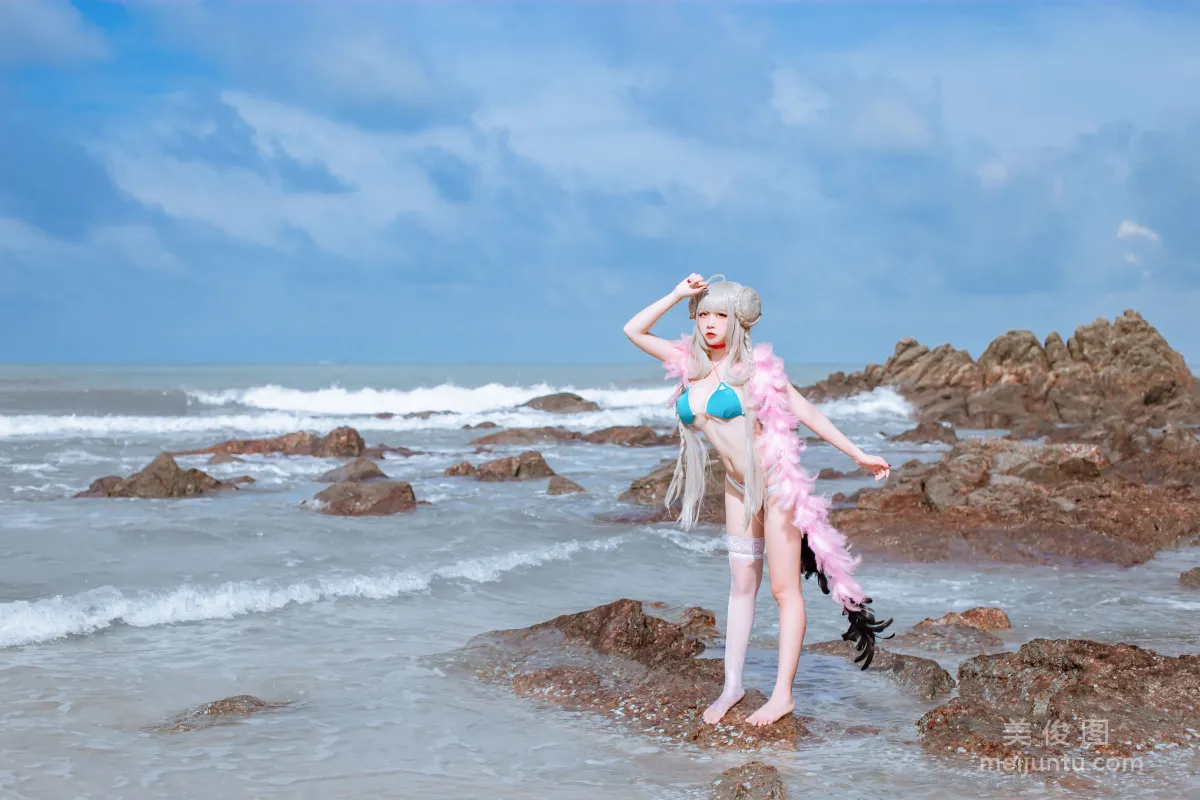 [Cosplay] 二佐Nisa - 碧蓝可畏泳装 写真集1