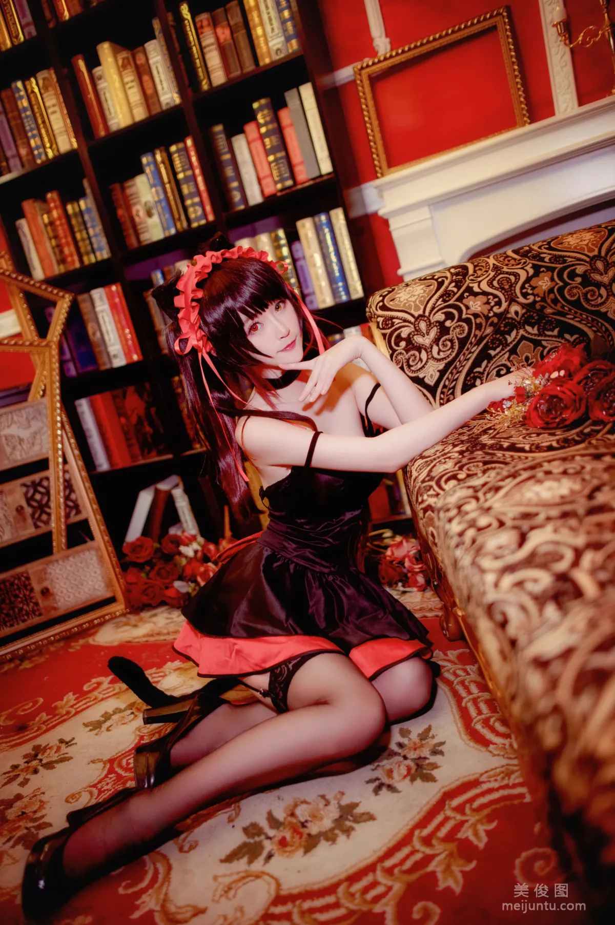 [Cosplay] 萌宠博主yui金鱼 - 时崎狂三 黑裙 写真集7