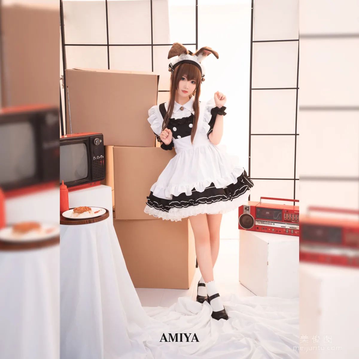 [Cosplay] 可愛人氣Coser面餅仙兒 - 阿米驢女仆 5