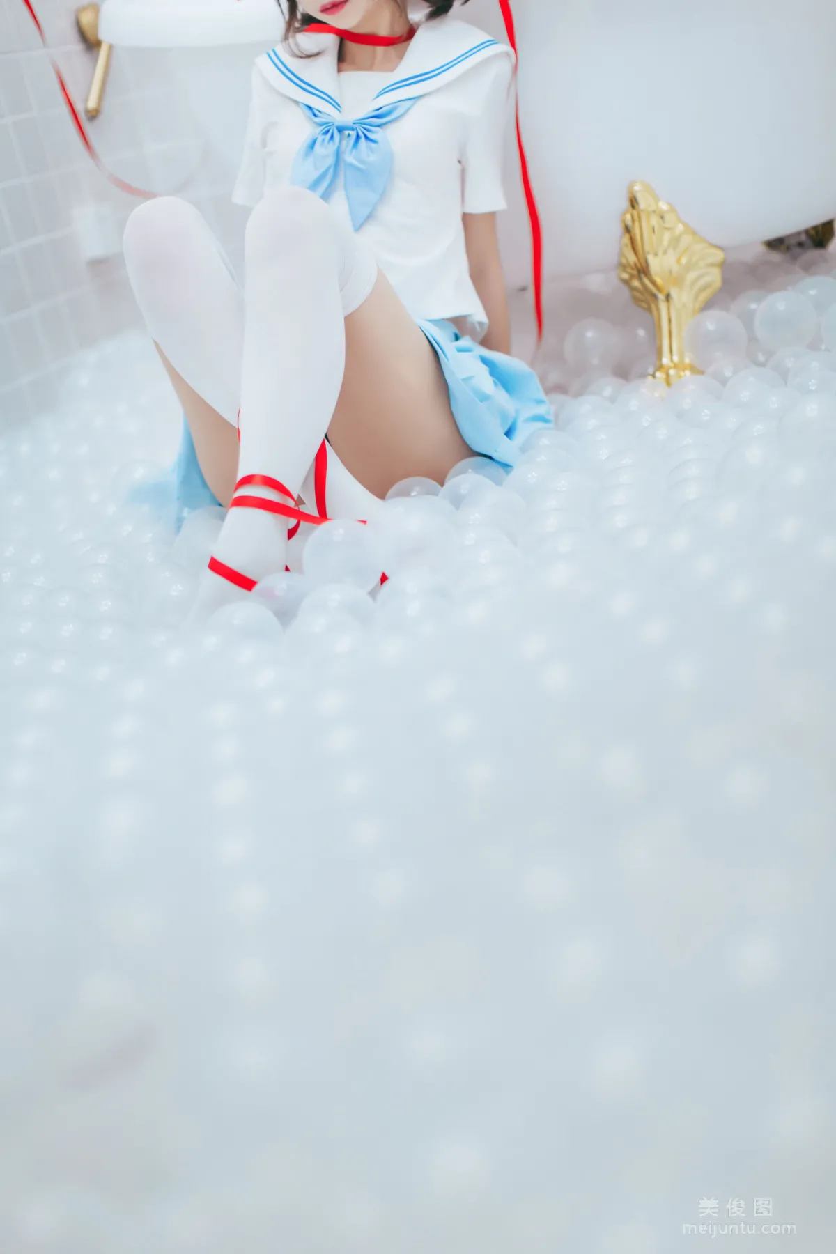 [Cosplay] 疯猫ss - 浴室JK 写真集4