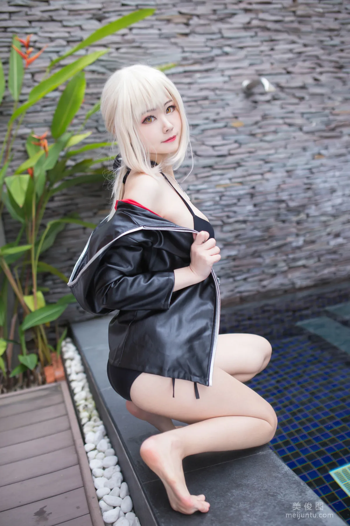 [Cosplay] 萱-KaYa - 黑貞 黑呆毛下着 74