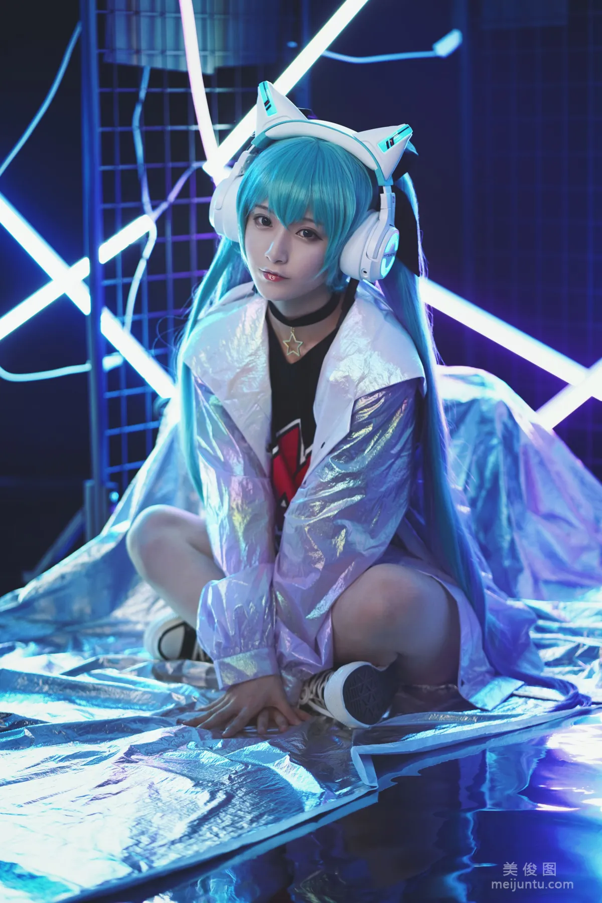 [Cosplay] 動漫博主鐵闆燒鬼舞w - 妖舞耳機miku 寫真集 10