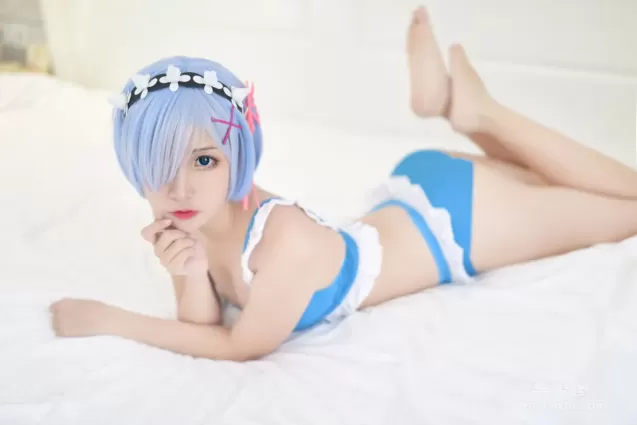 [Cosplay] 人氣Coser二佐Nisa - 蕾姆泳衣