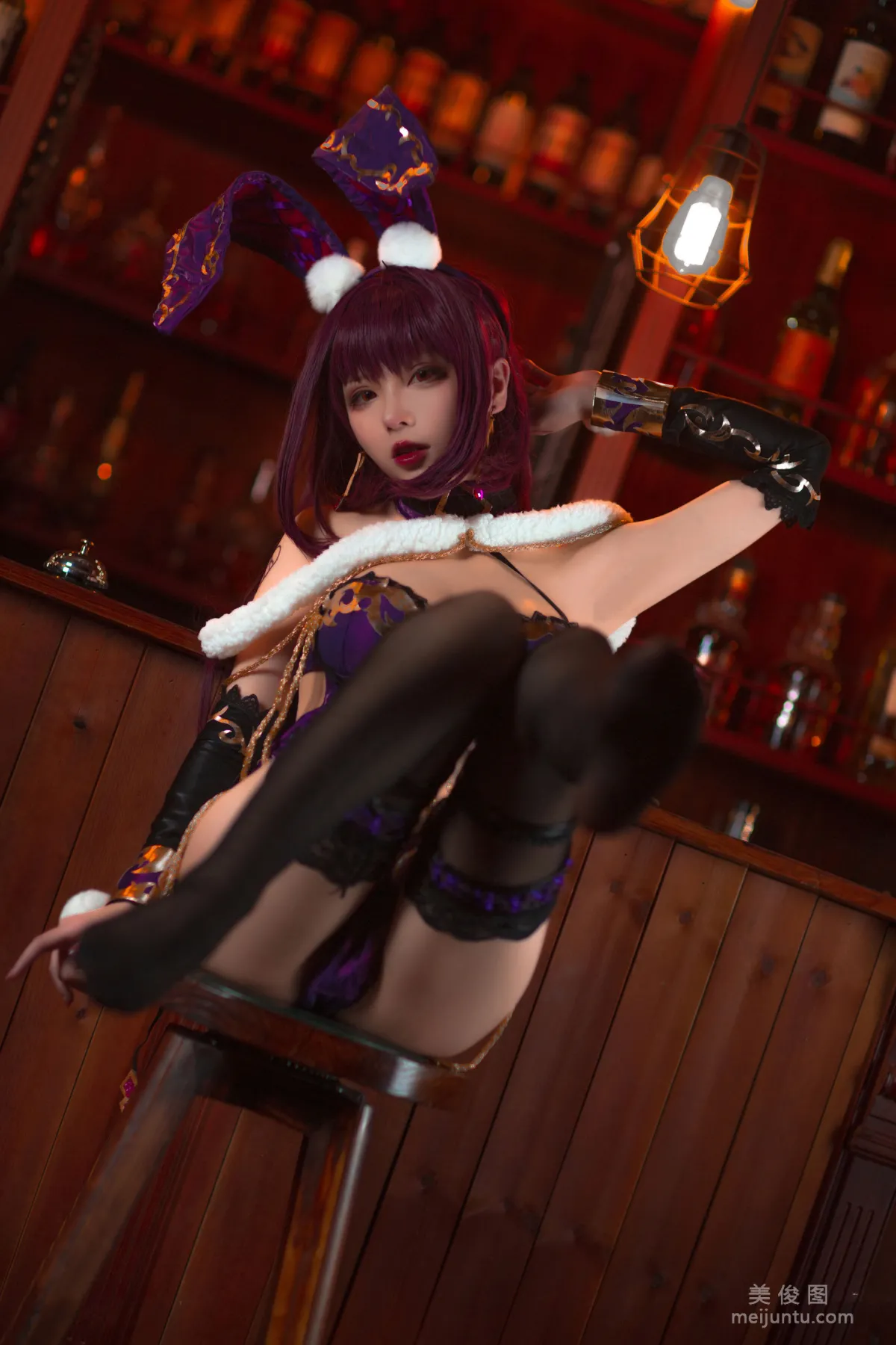 [Cosplay寫真] 起司塊wii - 斯卡哈兔女郎 6