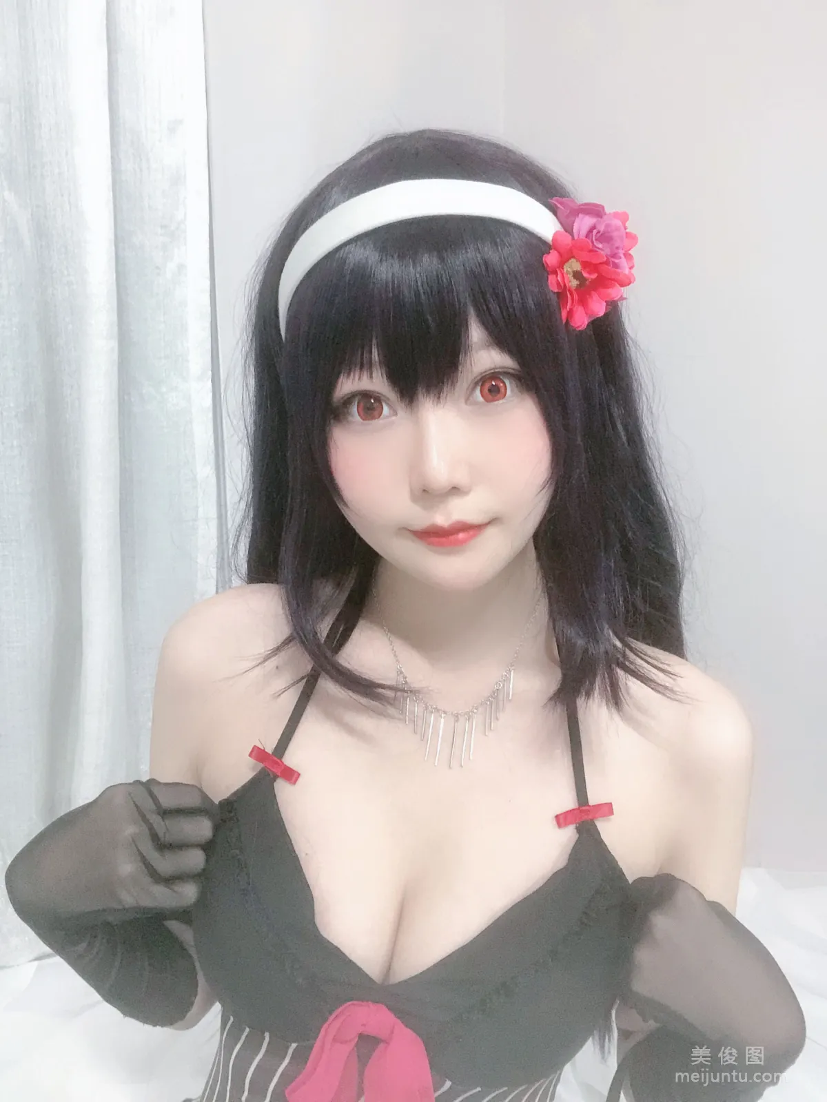 [Cosplay] 香草喵露露 - 詩羽學姐睡衣 29