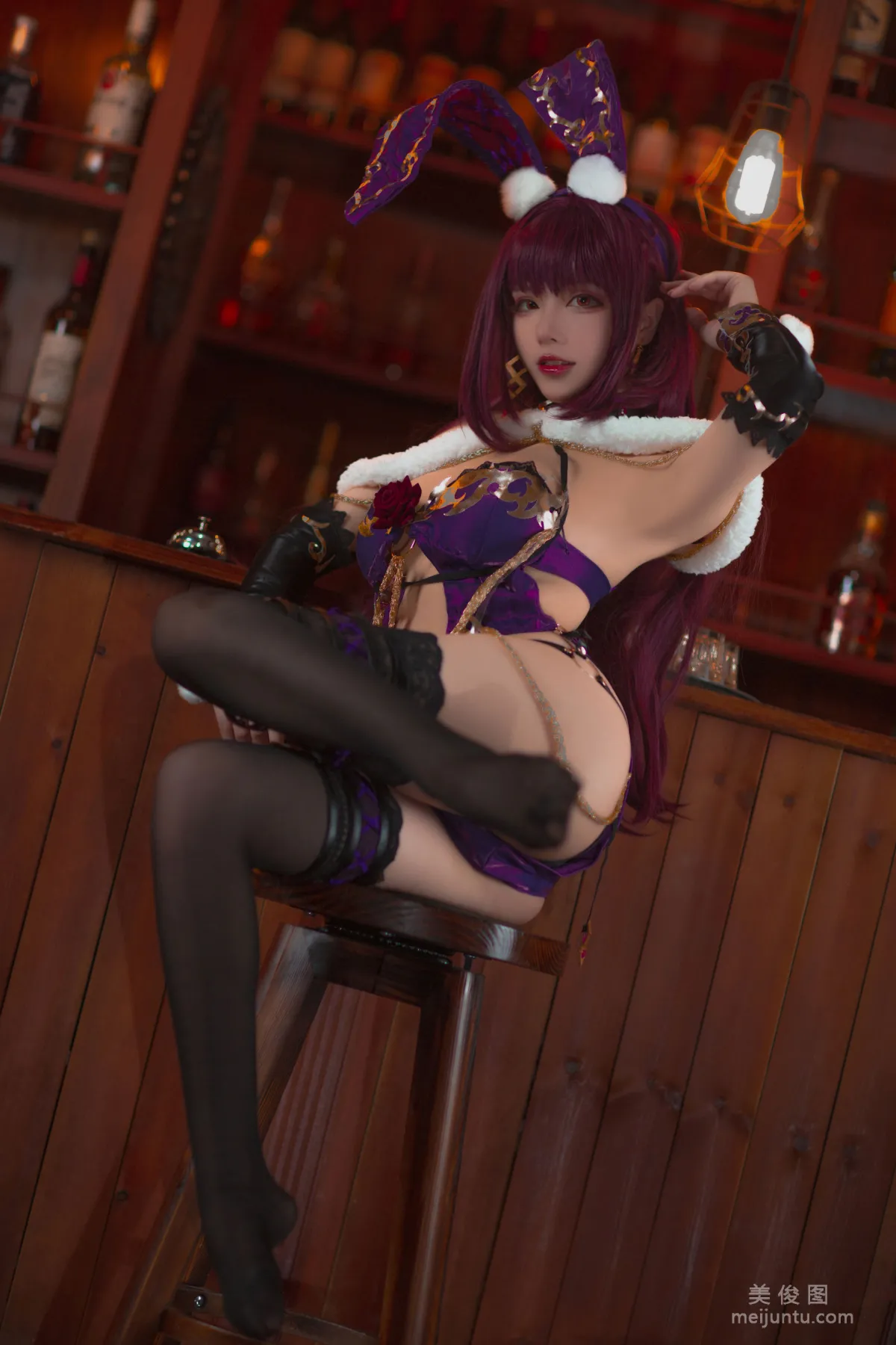 [Cosplay寫真] 起司塊wii - 斯卡哈兔女郎 14