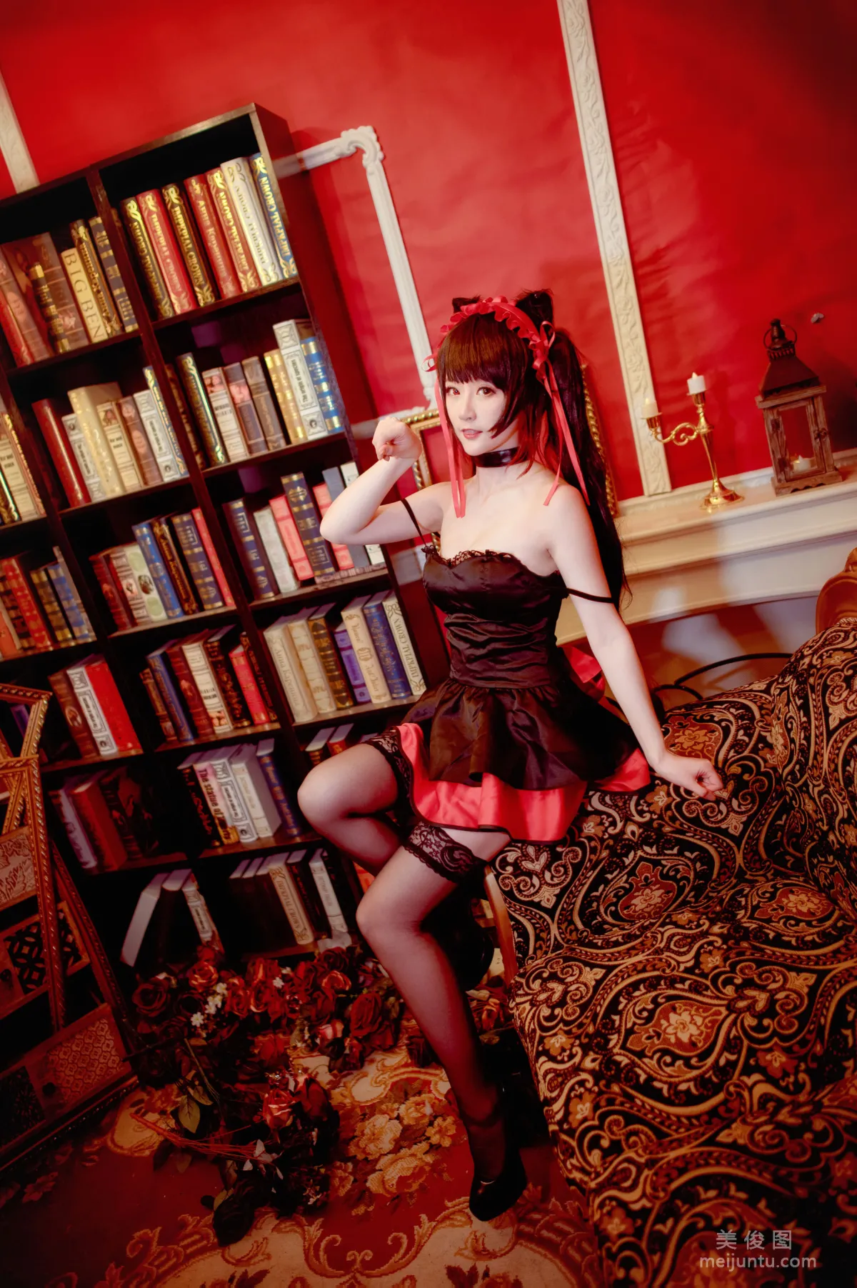 [Cosplay] 萌宠博主yui金鱼 - 时崎狂三 黑裙 写真集1