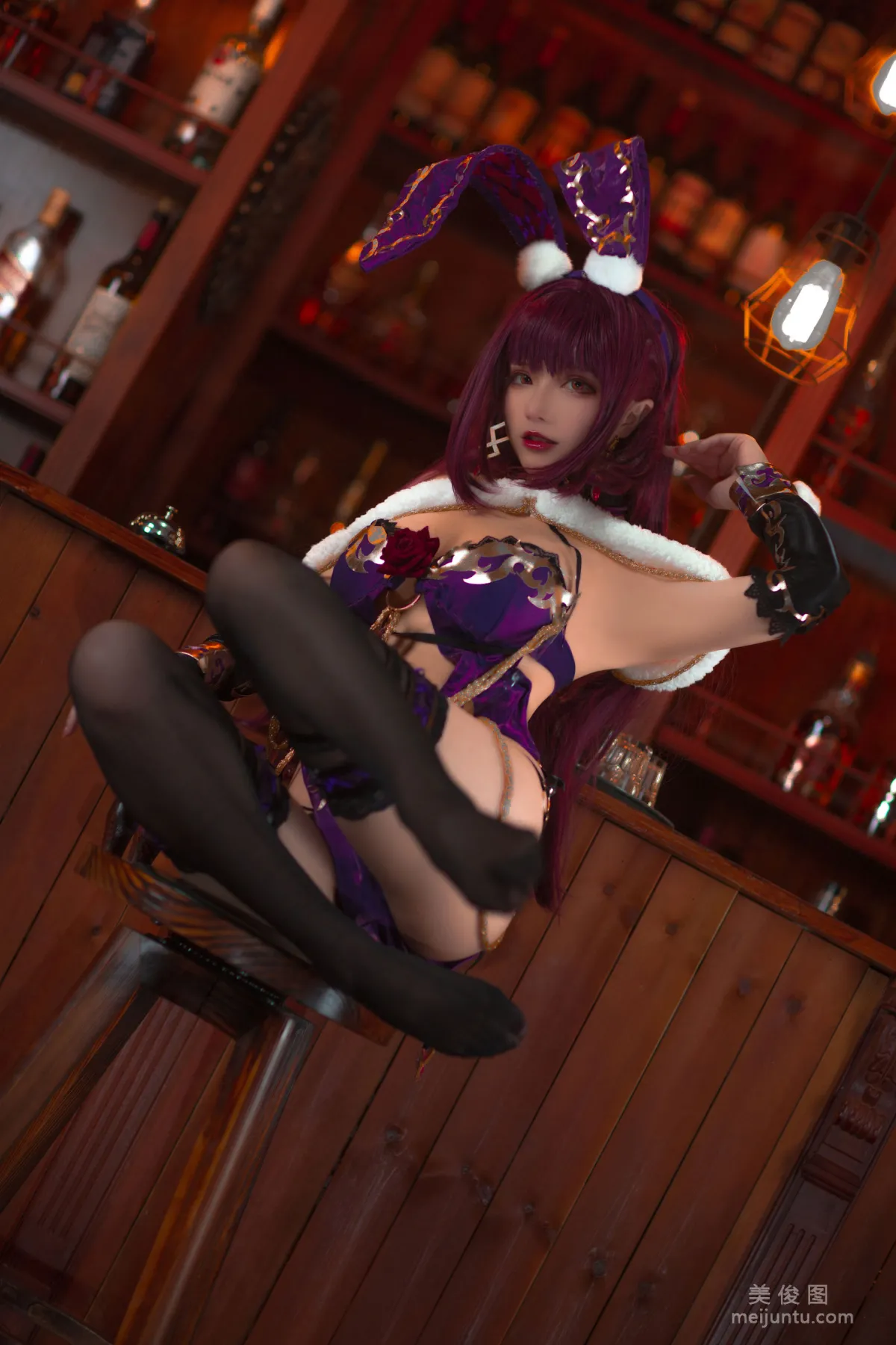 [Cosplay寫真] 起司塊wii - 斯卡哈兔女郎 15