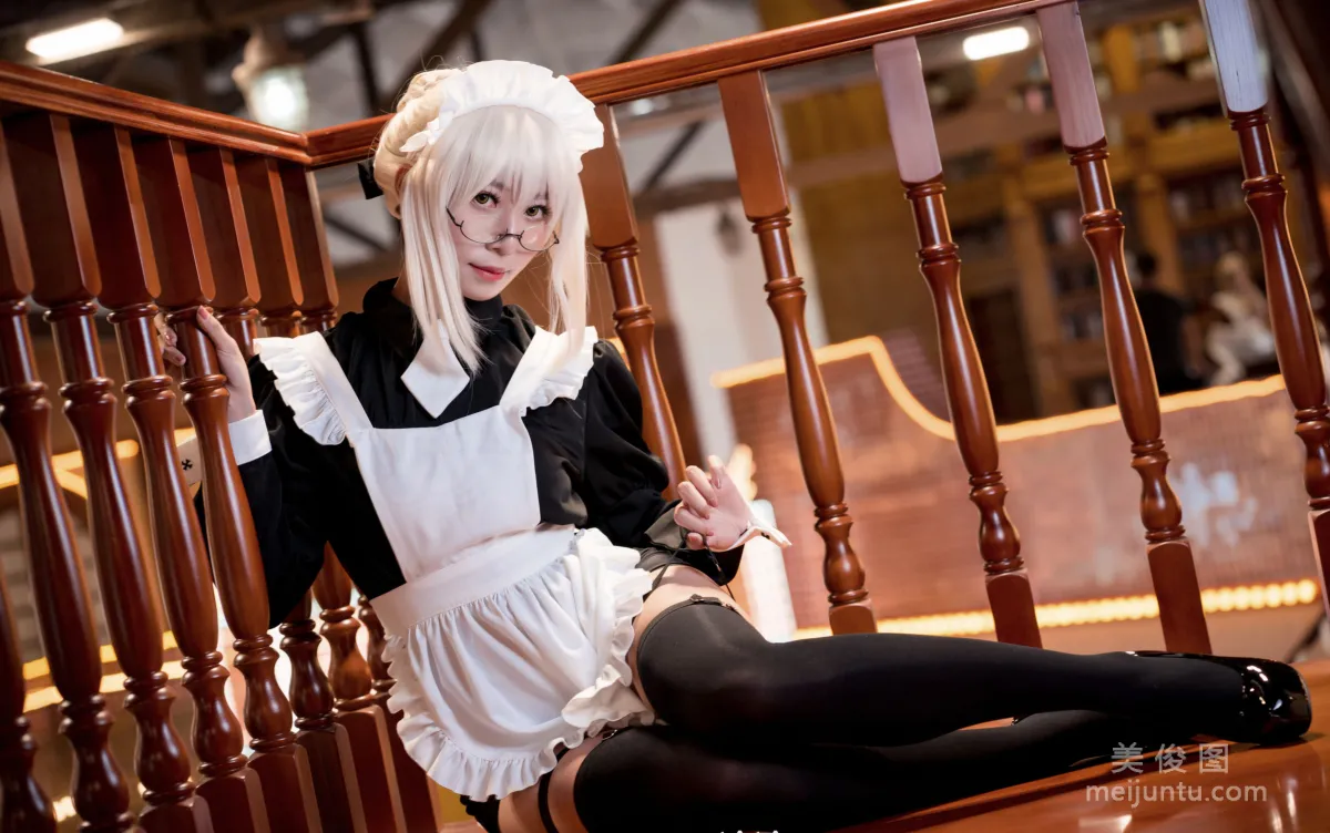 [Cosplay寫真] Money冷冷 - 95式玉玲珑-黑呆女仆 5