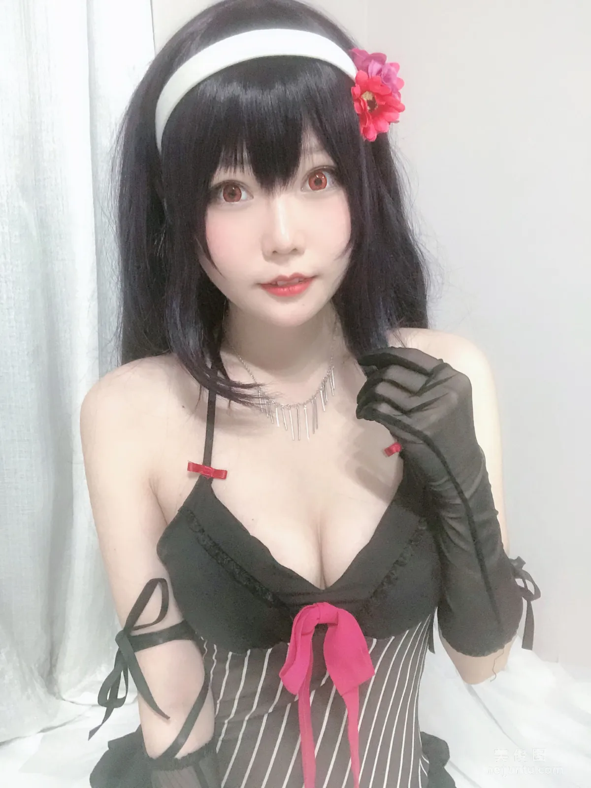 [Cosplay] 香草喵露露 - 詩羽學姐睡衣 38