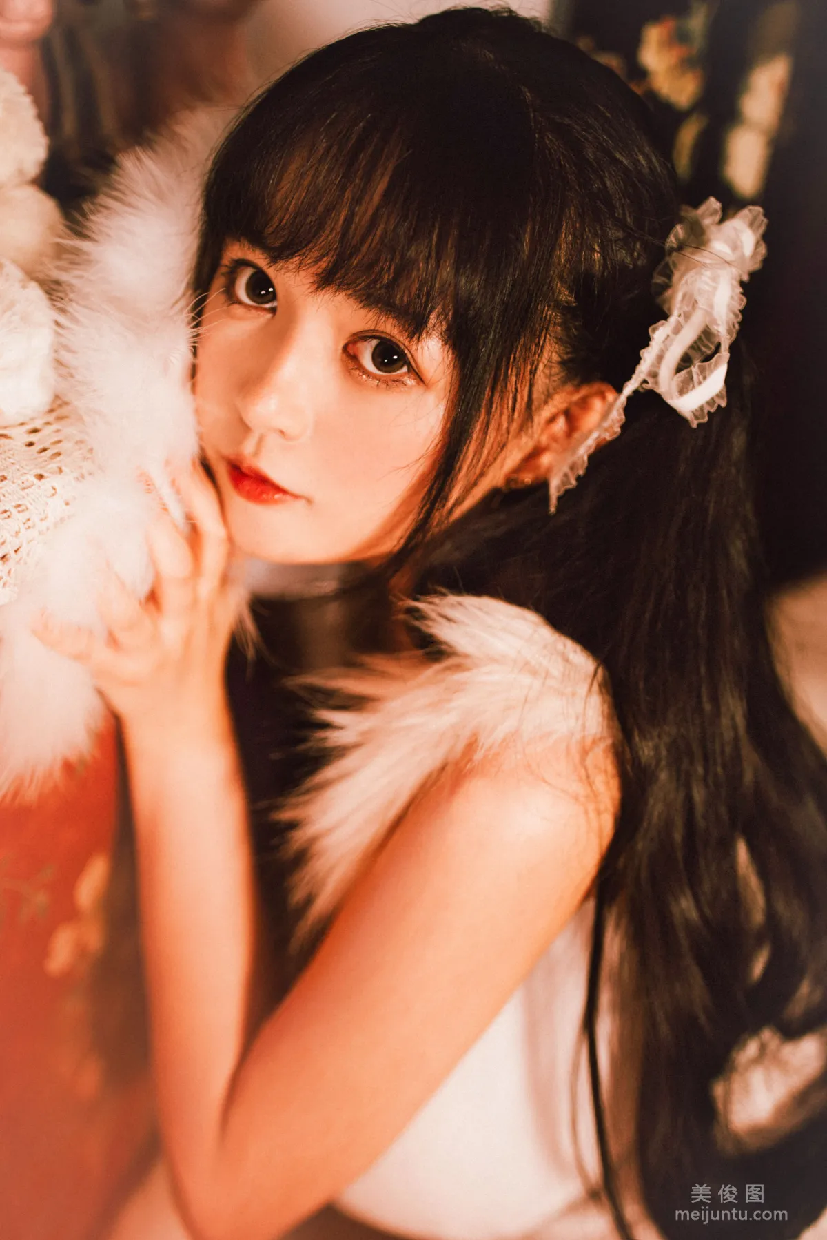 [Cosplay] 大眼萌妹黑貓貓OvO - 白色雙馬尾 14