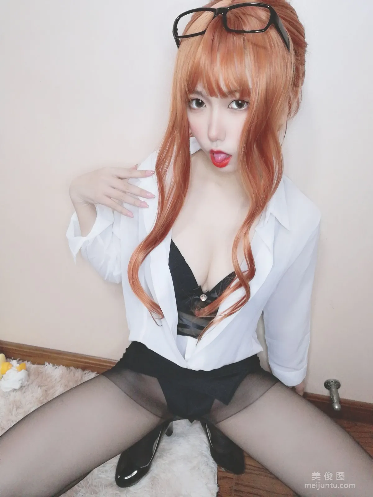 [Cosplay] 芋圓侑子SJ_ - 黑絲女教師 寫真集 18