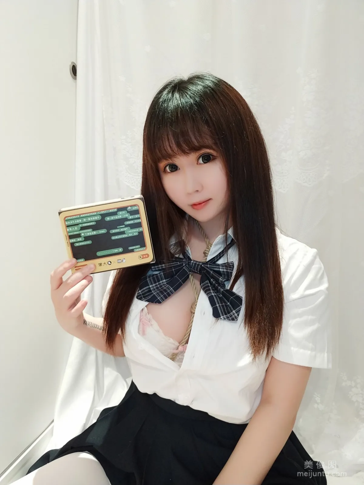 [Cosplay] 蜜桃少女是依醬呀 - JK捆綁 12