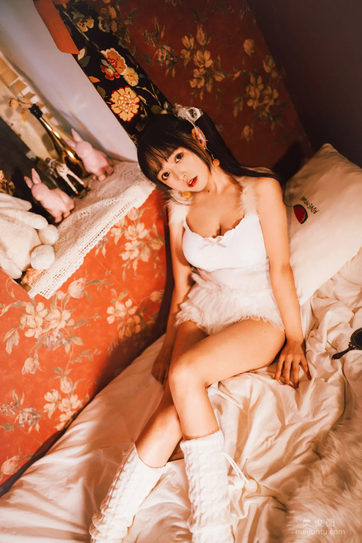 [Cosplay] 大眼萌妹黑貓貓OvO - 白色雙馬尾 12