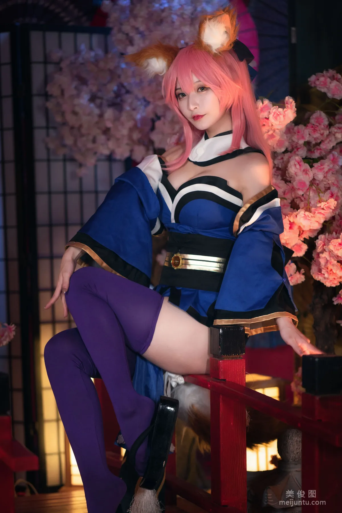 [Cosplay] 动漫博主铁板烧鬼舞w - 玉藻前 原皮11