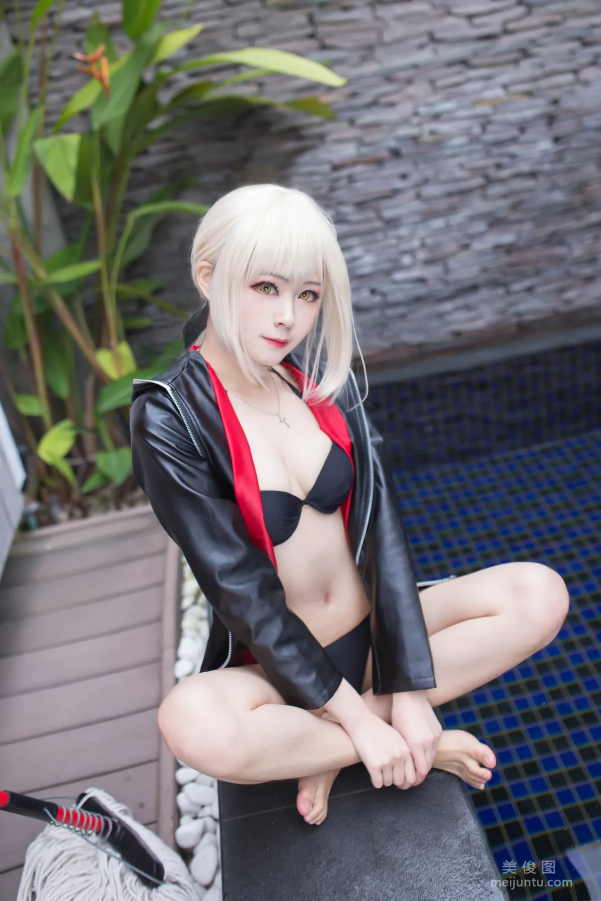 [Cosplay] 萱-KaYa - 黑貞 黑呆毛下着 71