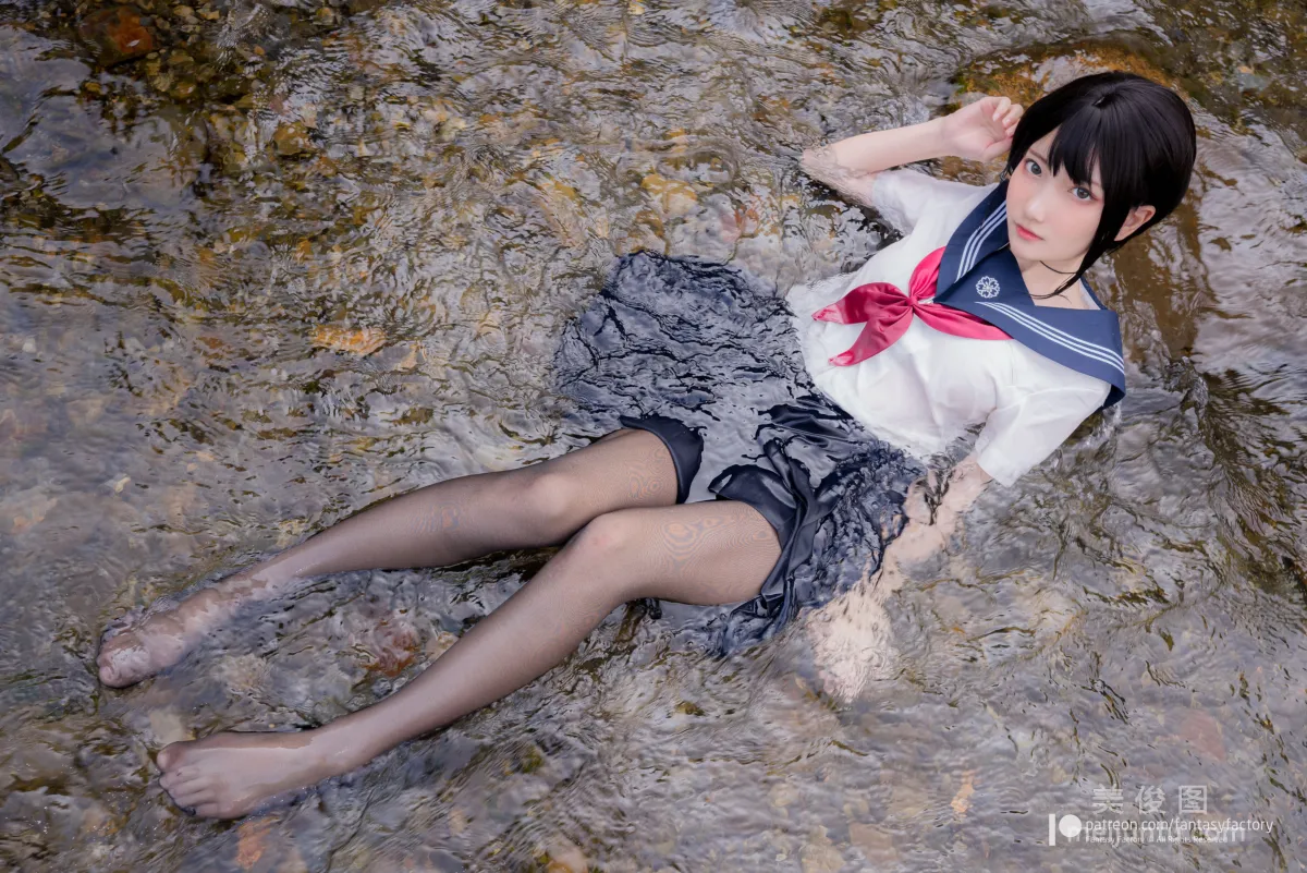 [Cosplay] 小丁 《Fantasy Factory》 - 女仆 JK 死库水59