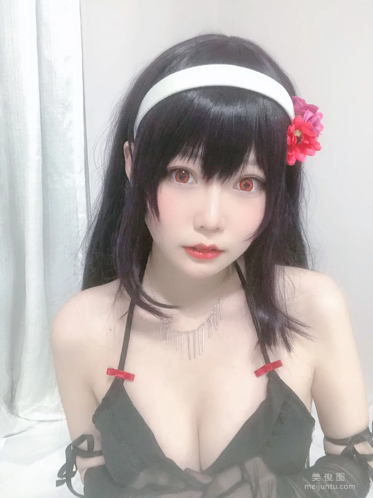 [Cosplay] 香草喵露露 - 詩羽學姐睡衣 42