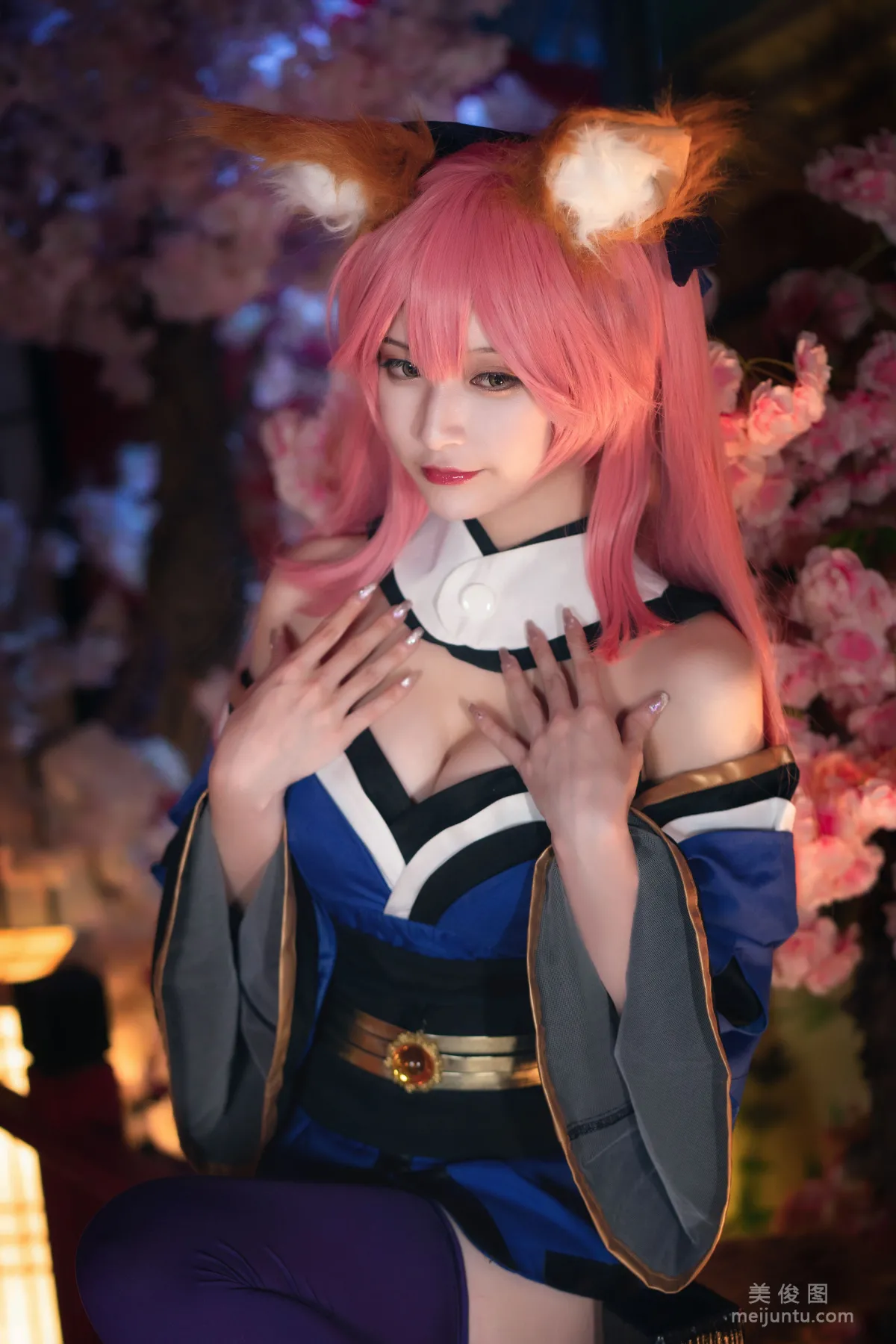 [Cosplay] 动漫博主铁板烧鬼舞w - 玉藻前 原皮7