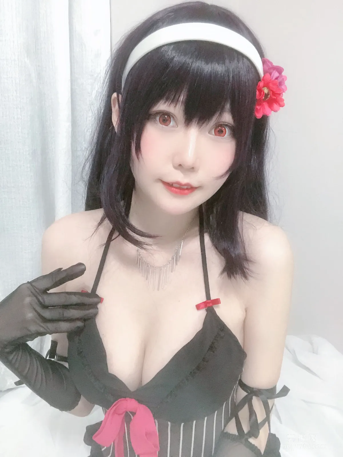 [Cosplay] 香草喵露露 - 詩羽學姐睡衣 23