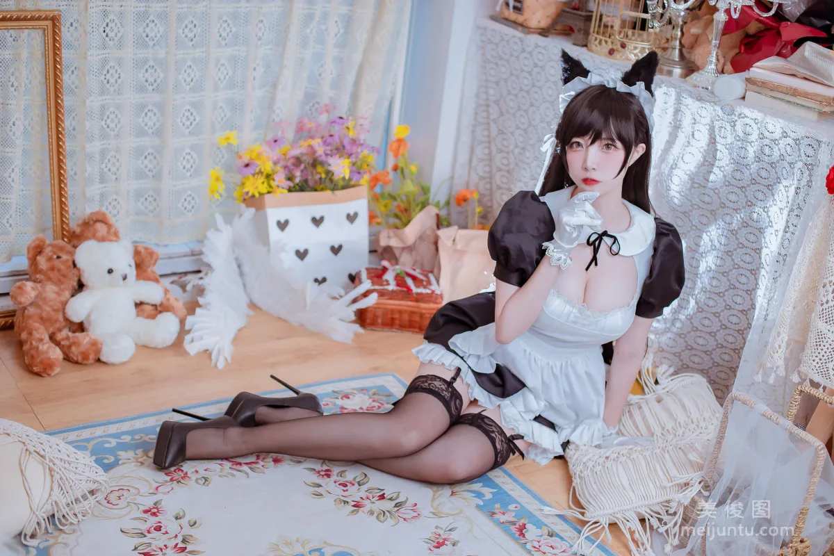 [Cosplay寫真] 二佐Nisa - 犬之眷之碧藍愛宕 女仆 10