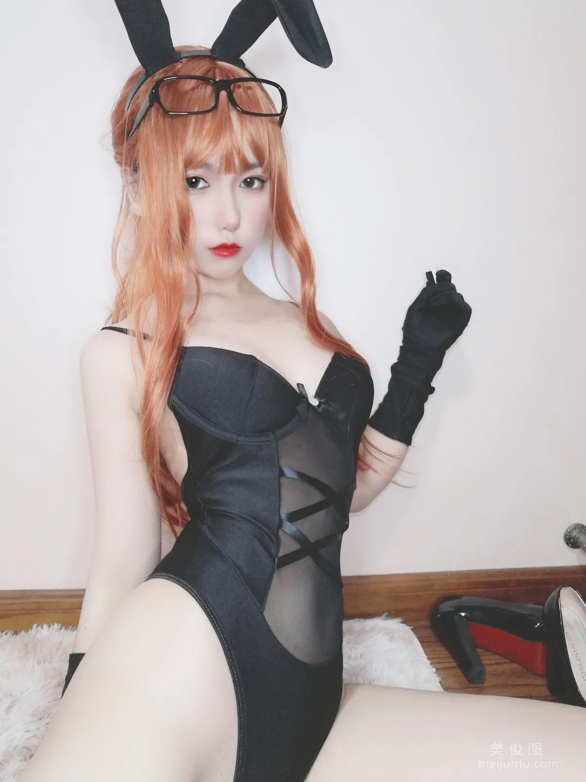 [Cosplay] 芋圓侑子SJ_ - 黑絲女教師 寫真集 50