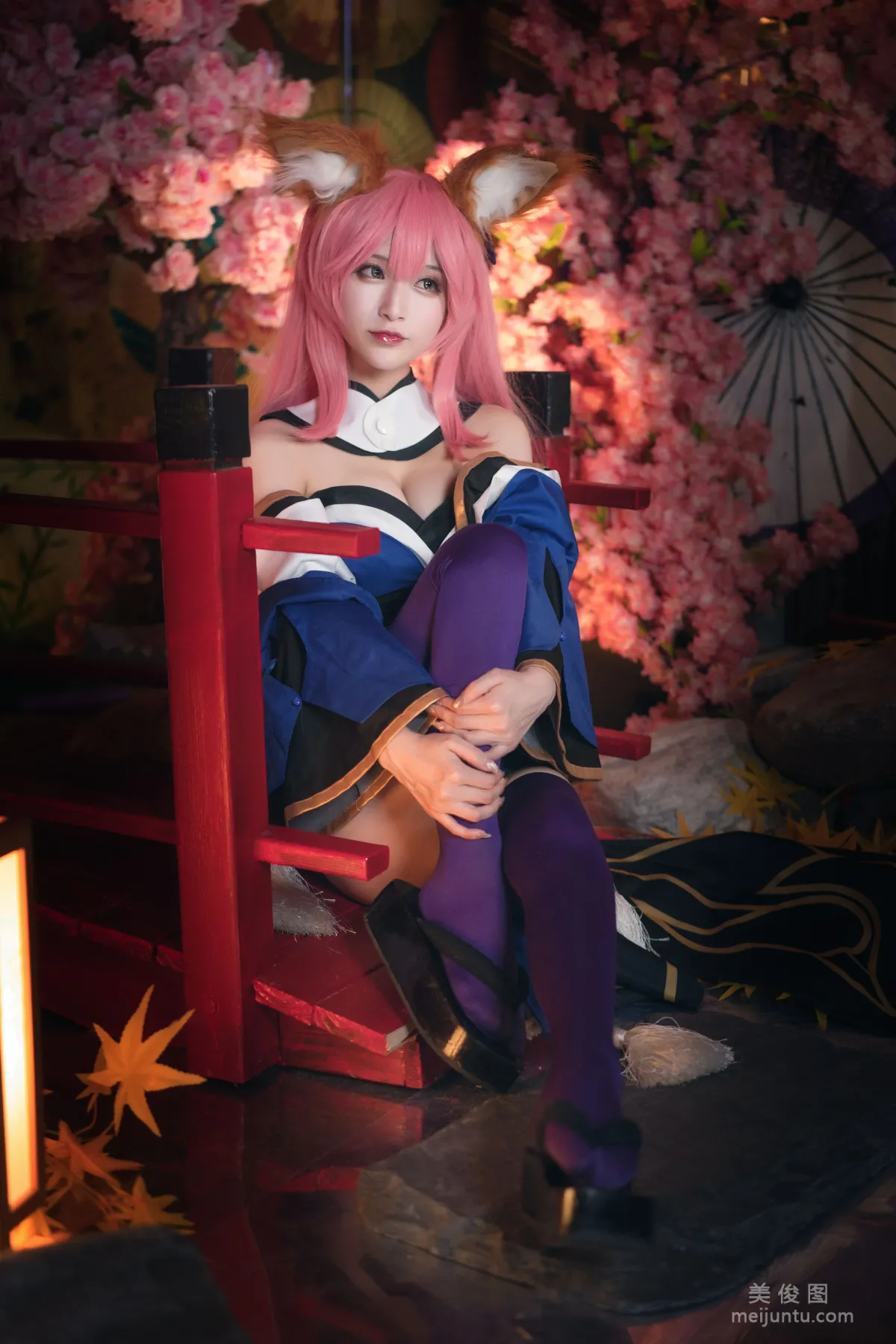 [Cosplay] 动漫博主铁板烧鬼舞w - 玉藻前 原皮22