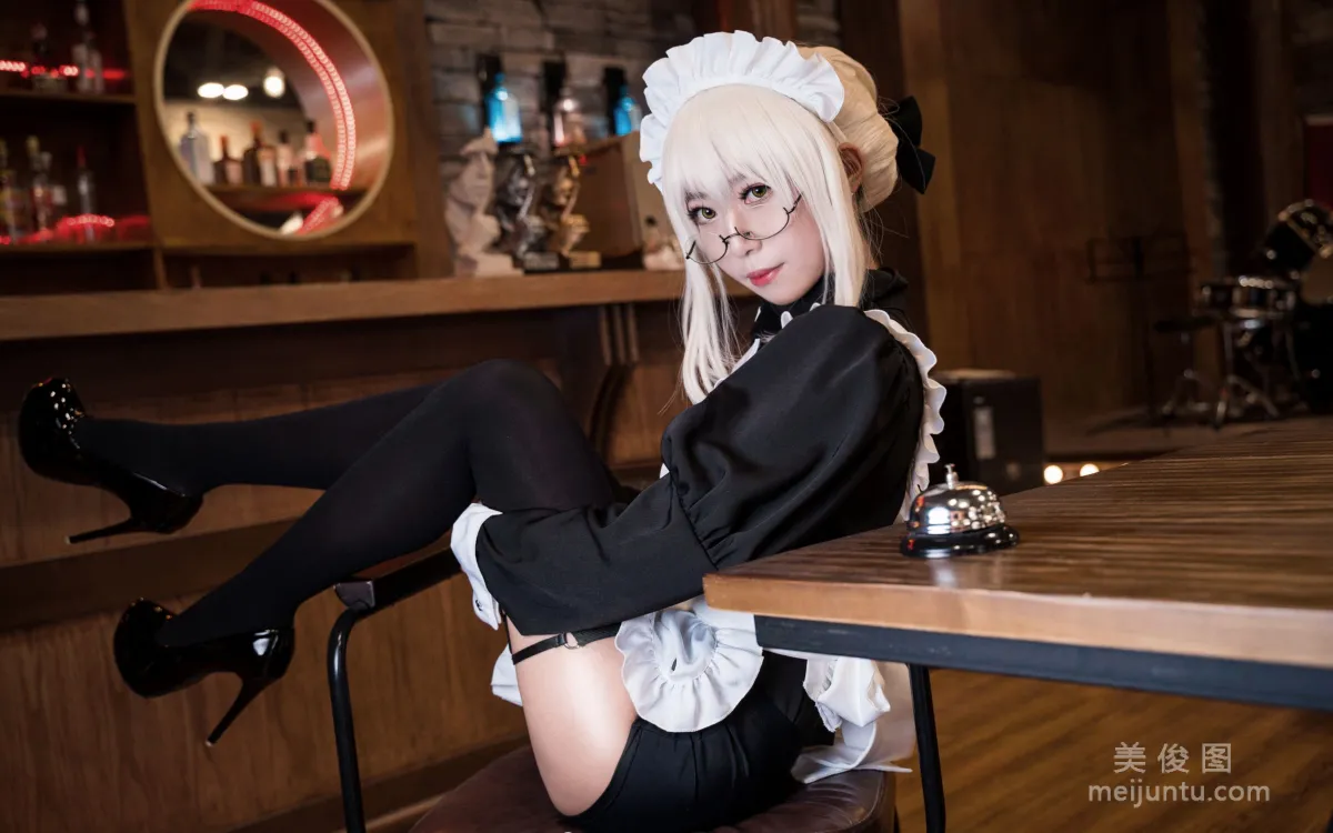[Cosplay寫真] Money冷冷 - 95式玉玲珑-黑呆女仆 2