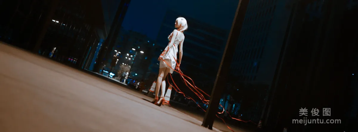 [Cosplay] 動漫博主南桃Momoko - 楪祈白裙 7