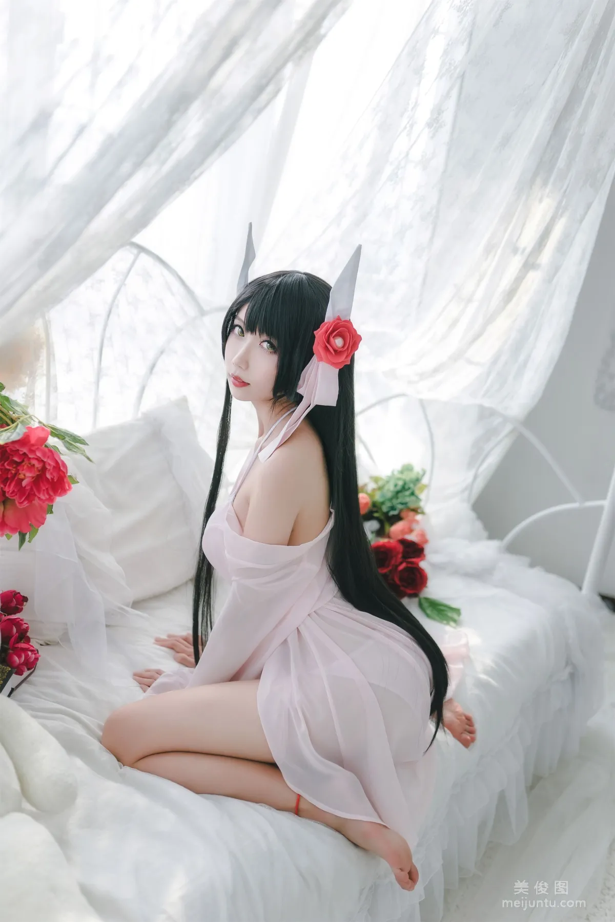 [Cosplay] 迷失人形QUQ - 鲟（比叡）月下巡遊 寫真集 15