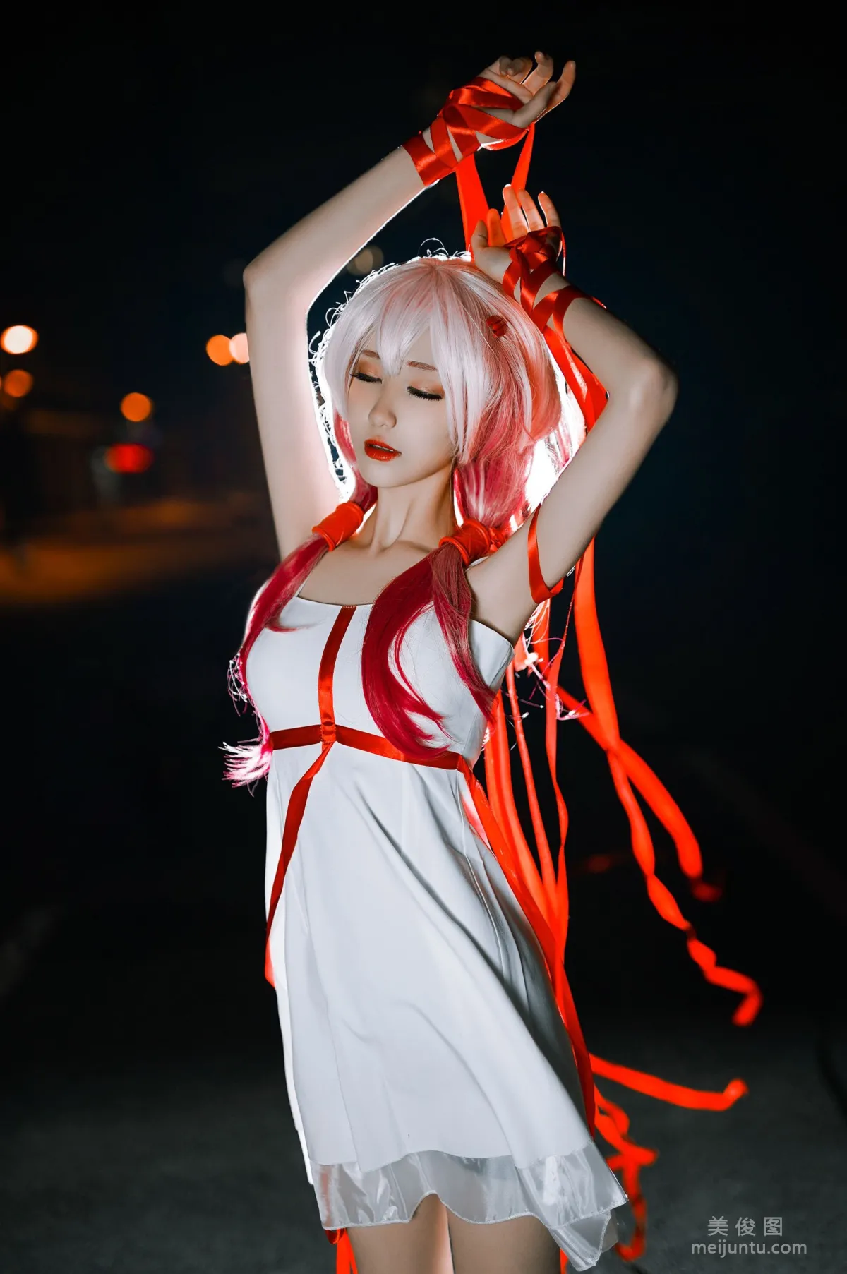 [Cosplay] 動漫博主南桃Momoko - 楪祈白裙 9