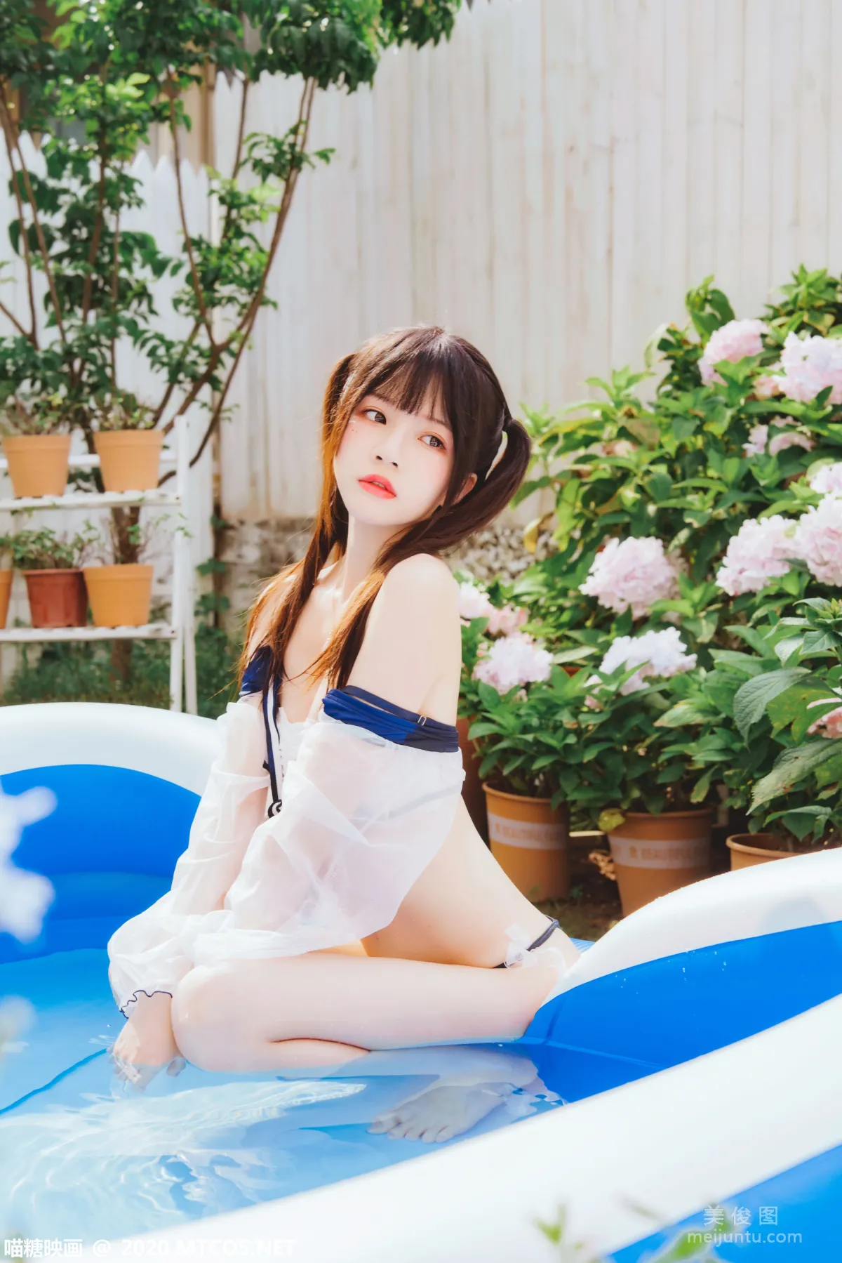 [喵糖映畫] VOL.303 藍色夏日 寫真集 20