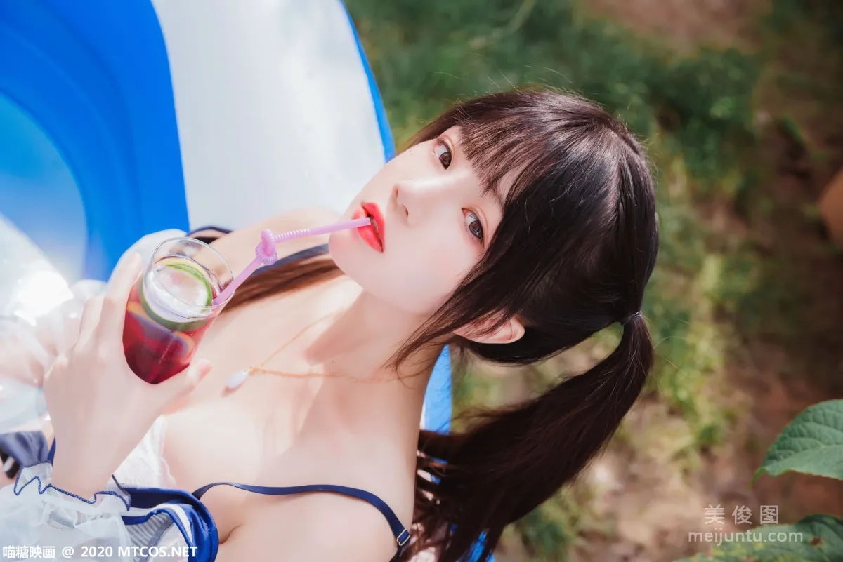 [喵糖映畫] VOL.303 藍色夏日 寫真集 12