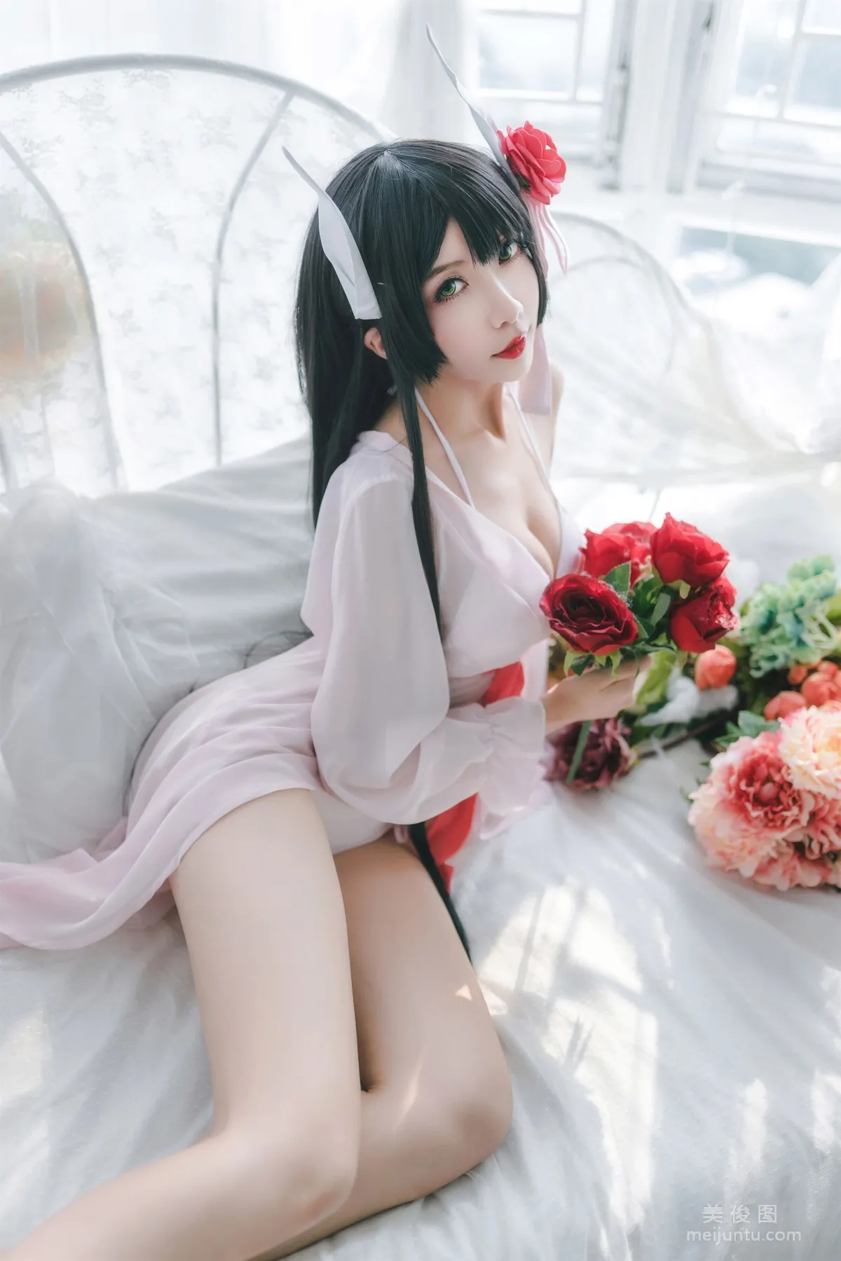 [Cosplay] 迷失人形QUQ - 鲟（比叡）月下巡遊 寫真集 6