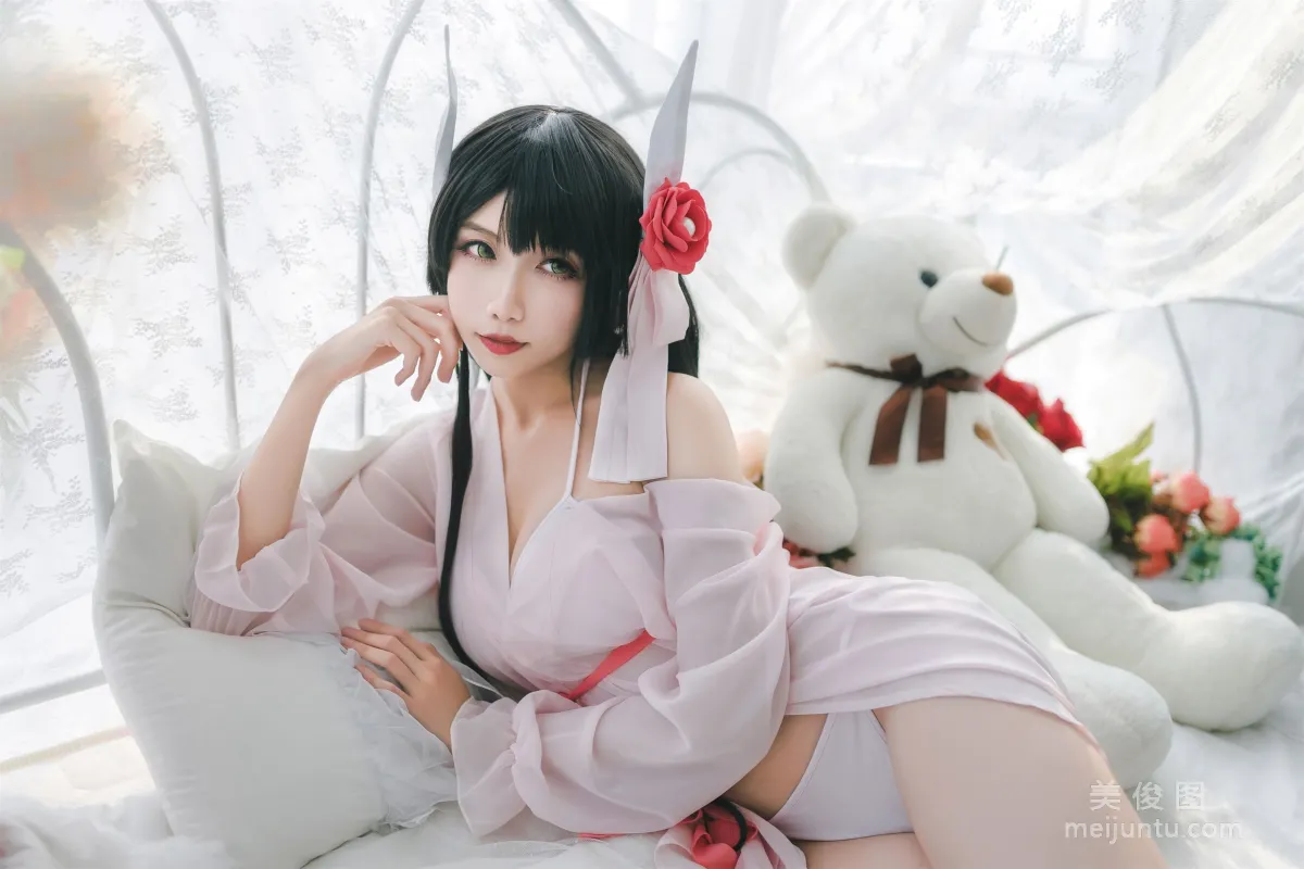 [Cosplay] 迷失人形QUQ - 鲟（比叡）月下巡遊 寫真集 19