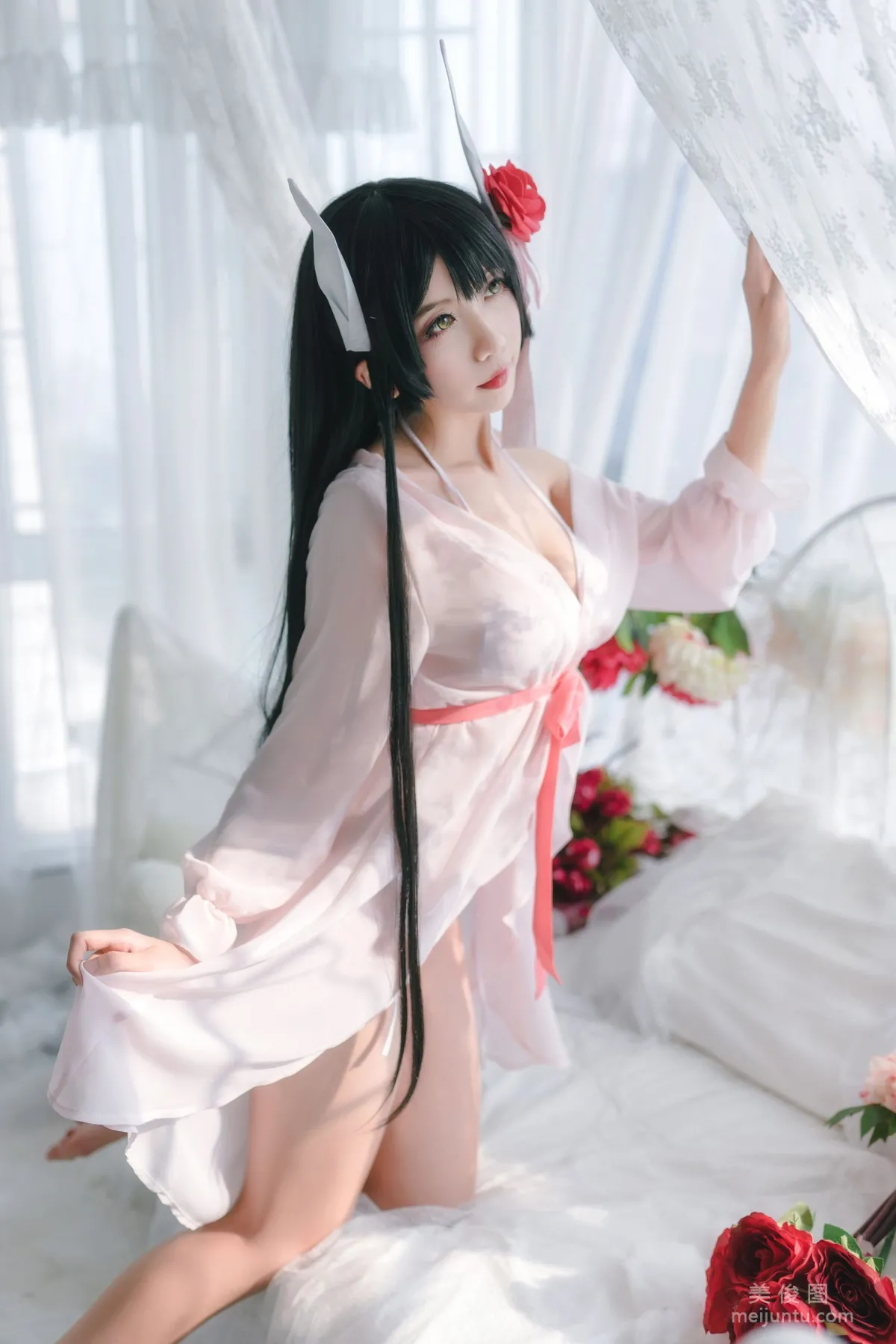 [Cosplay] 迷失人形QUQ - 鲟（比叡）月下巡遊 寫真集 11