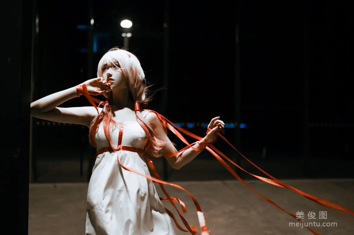 [Cosplay] 動漫博主南桃Momoko - 楪祈白裙 4