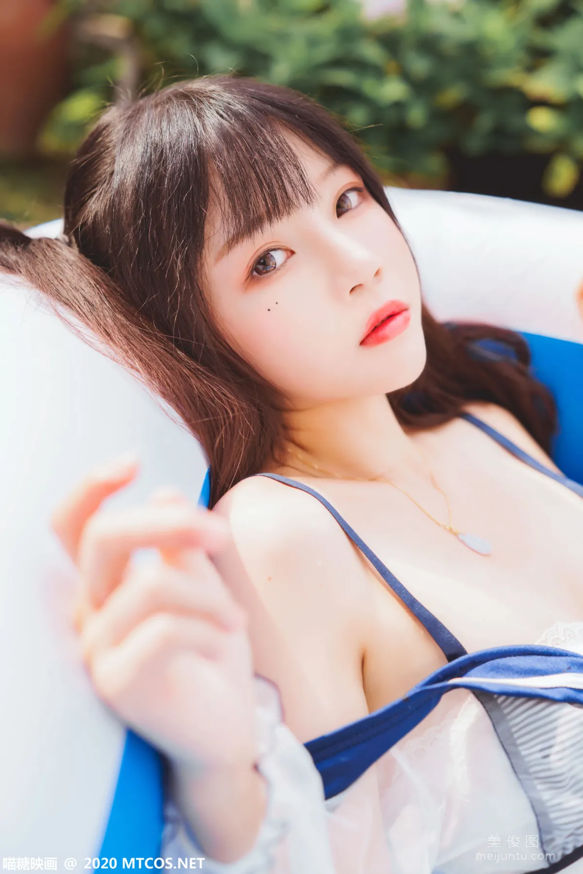 [喵糖映畫] VOL.303 藍色夏日 寫真集 14