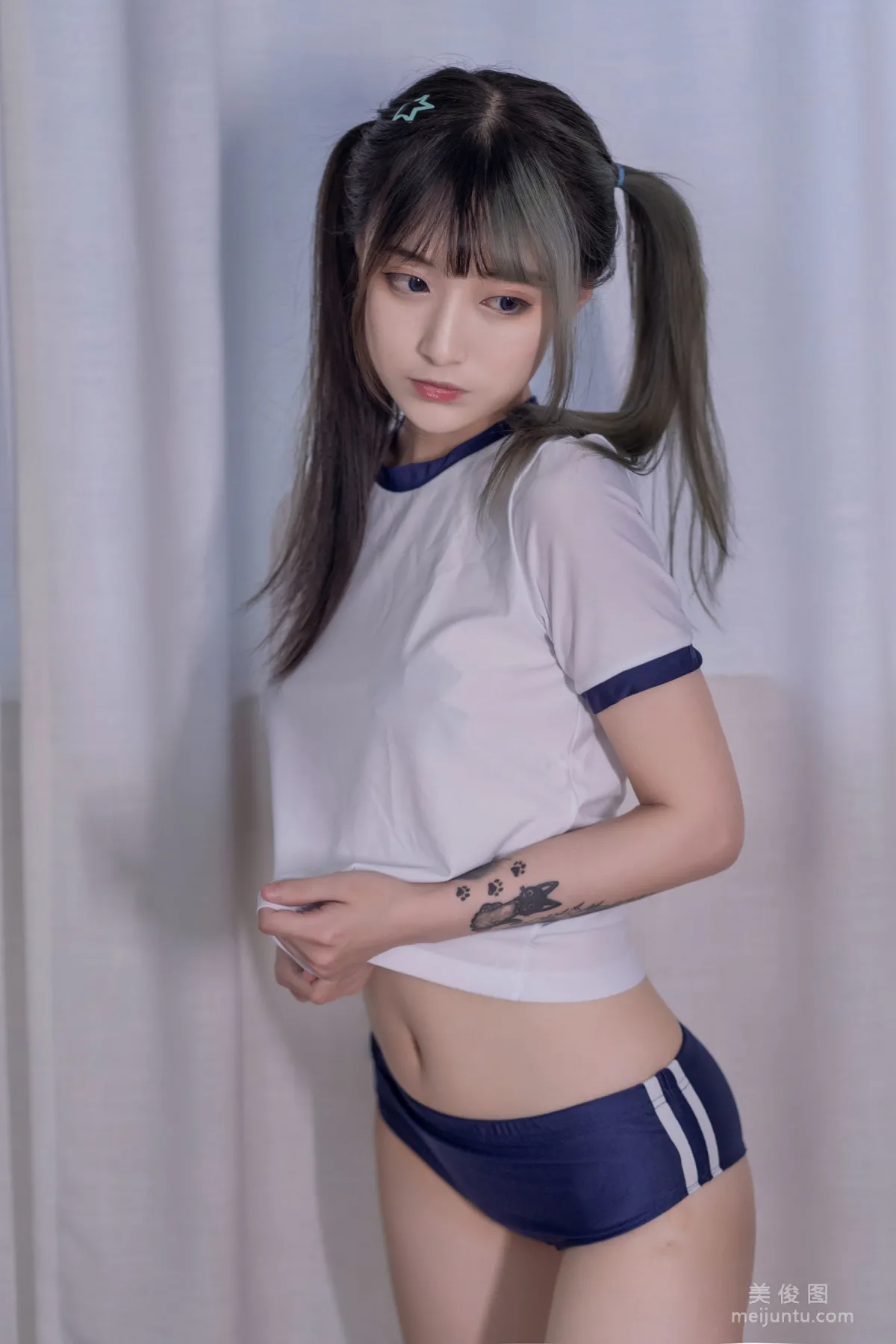 [網紅COSER] 鐵闆燒鬼舞w - 體操服 寫真集 16