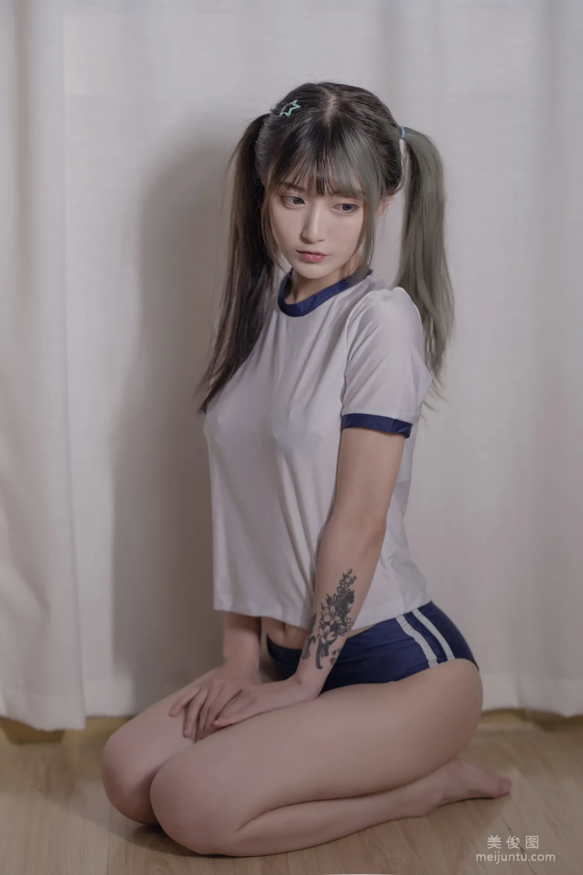 [網紅COSER] 鐵闆燒鬼舞w - 體操服 寫真集 7