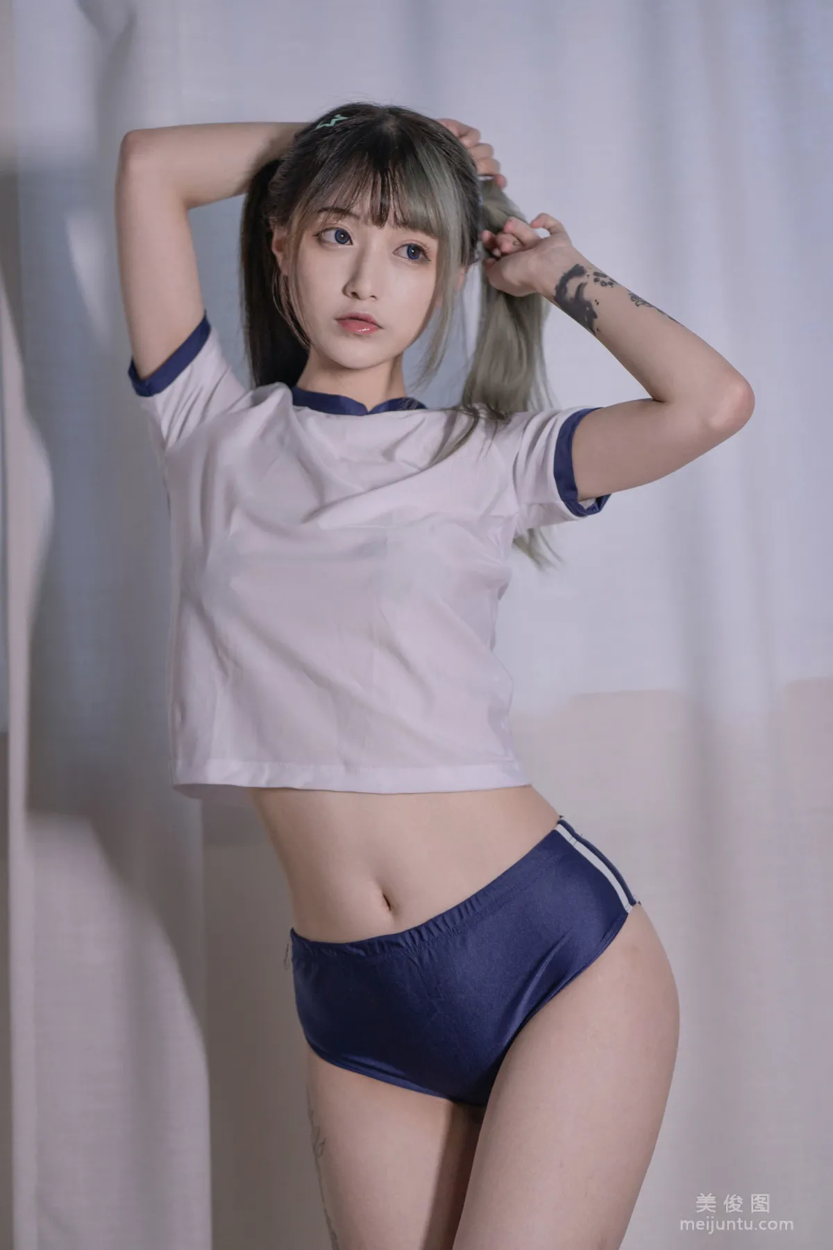 [網紅COSER] 鐵闆燒鬼舞w - 體操服 寫真集 12