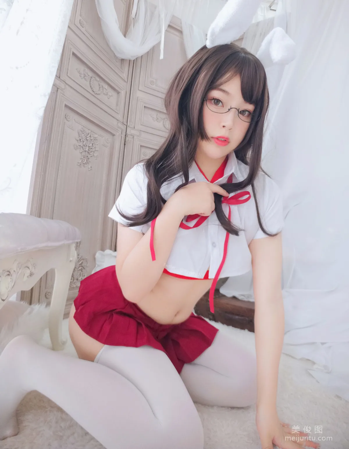 [網紅COSER] 萌系小姐姐-白烨- - 發情期 寫真集 55