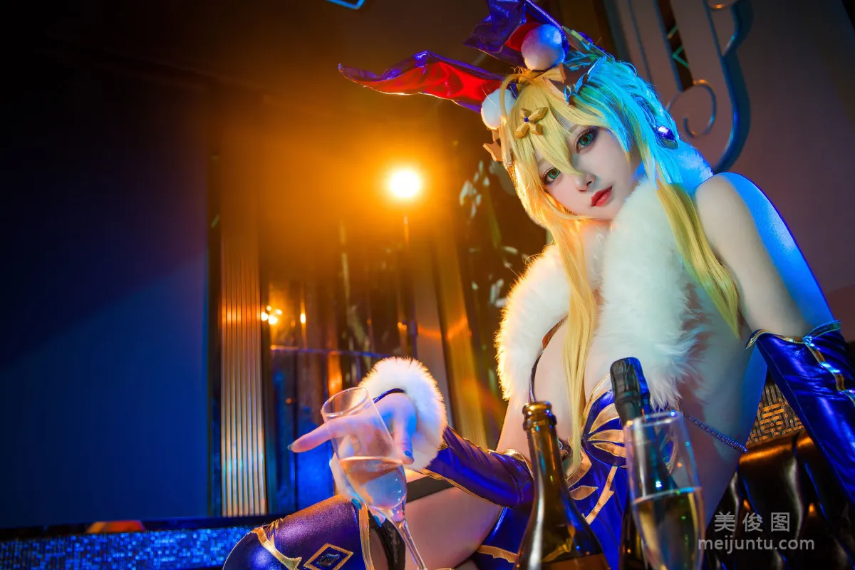 [網紅COSER] 高顔值coser念念_D - 白槍呆兔女郎 寫真集 4