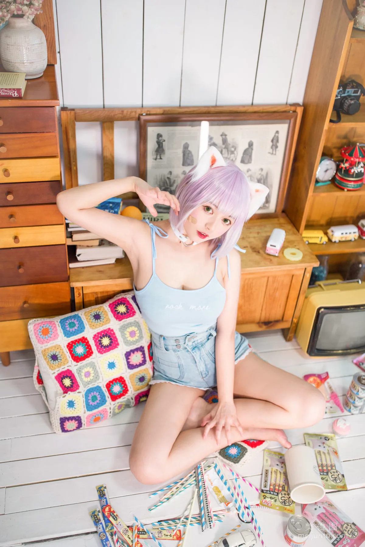 [網紅COSER] 黑貓貓OvO - 養貓小課堂 寫真集 17