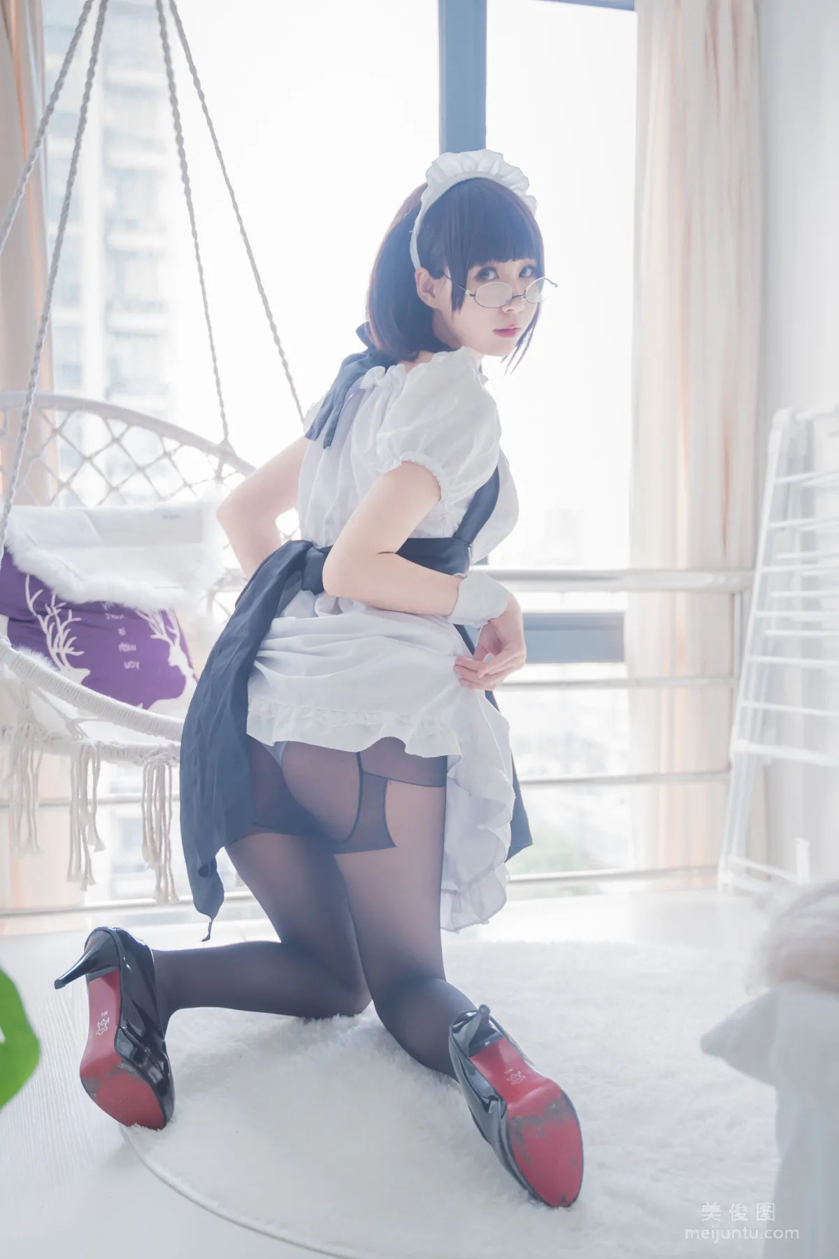 [網紅COSER] 西園寺南歌 - 黑襪 寫真集 22