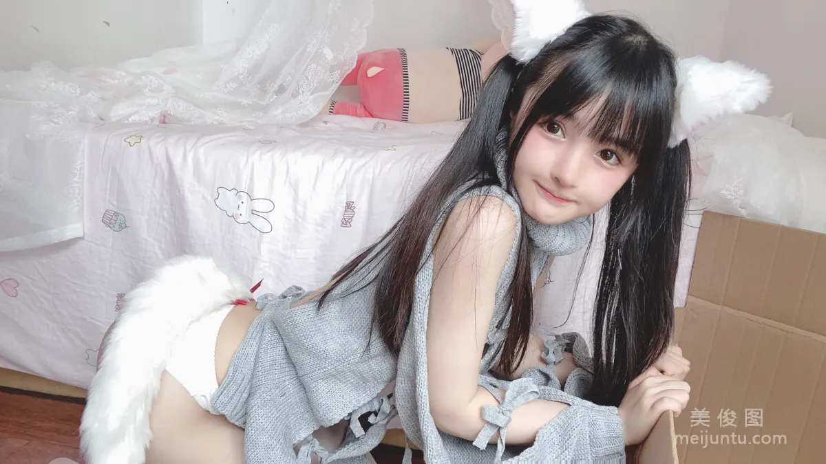 [網紅COSER] 桜井甯甯 - 白い貓ちゃん 寫真集 12
